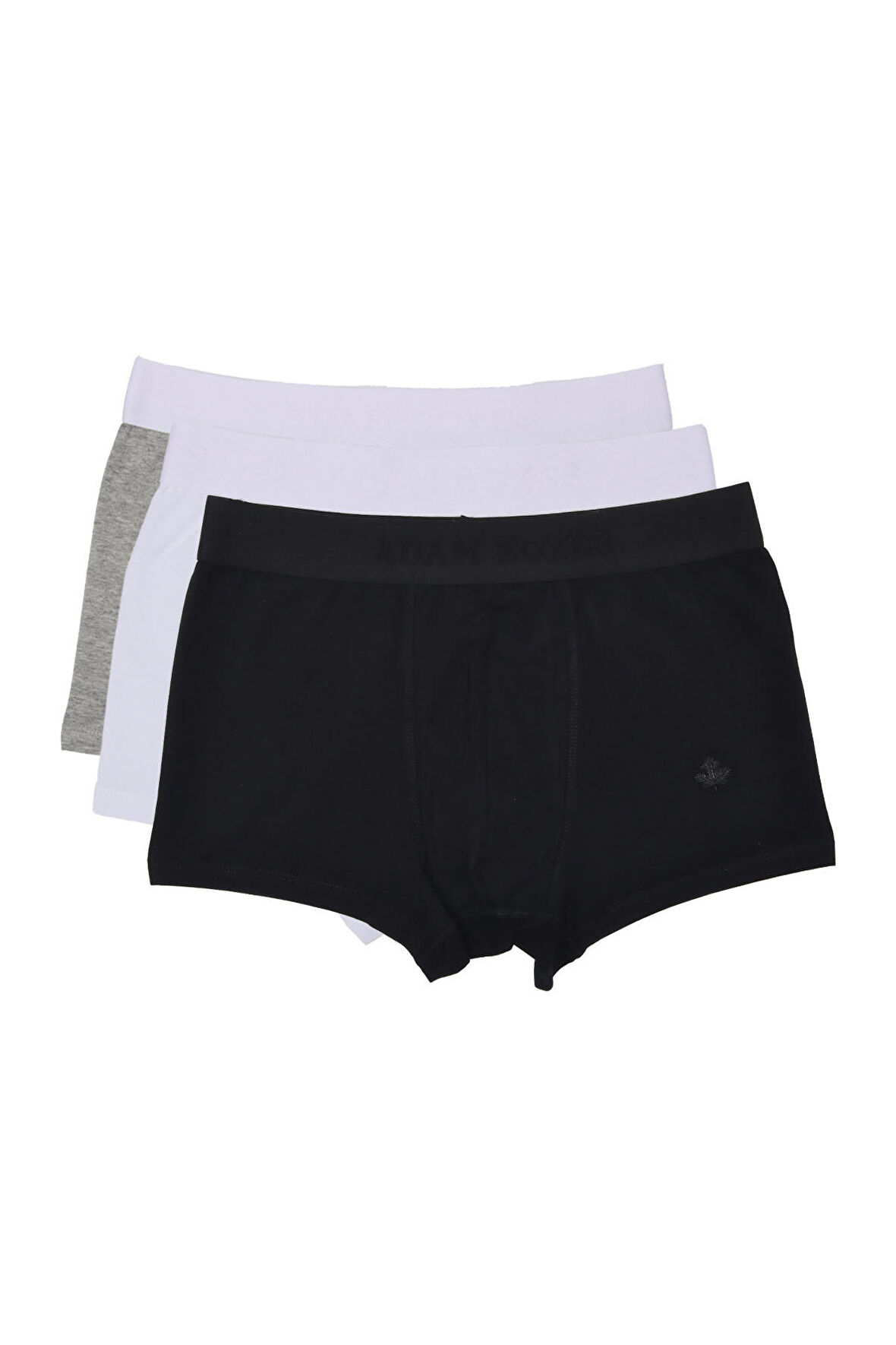 Adam Boxes Boxer Trunk Neo-Cosy 
3'lü Paket - Siyah, Beyaz, Gri