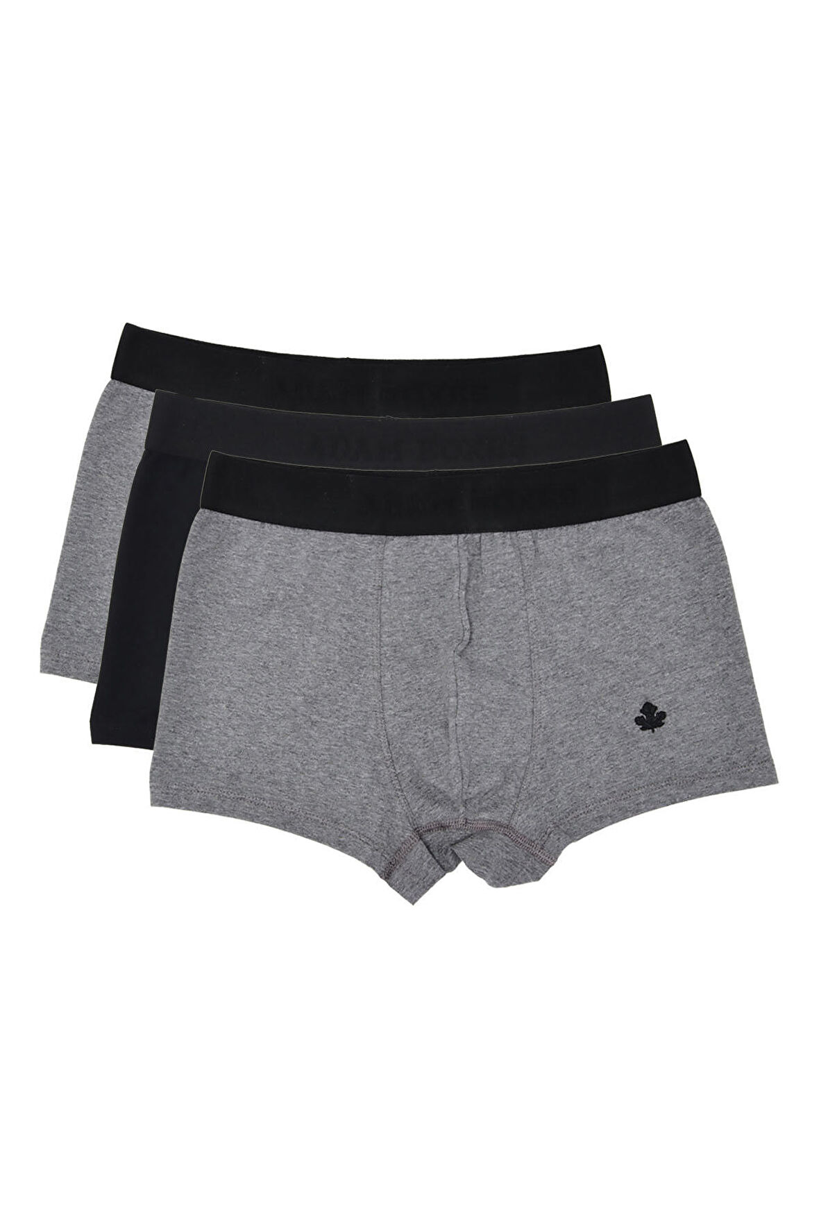 Adam Boxes Boxer Trunk Neo-Cosy 
3'lü Paket - Antrasit, Siyah