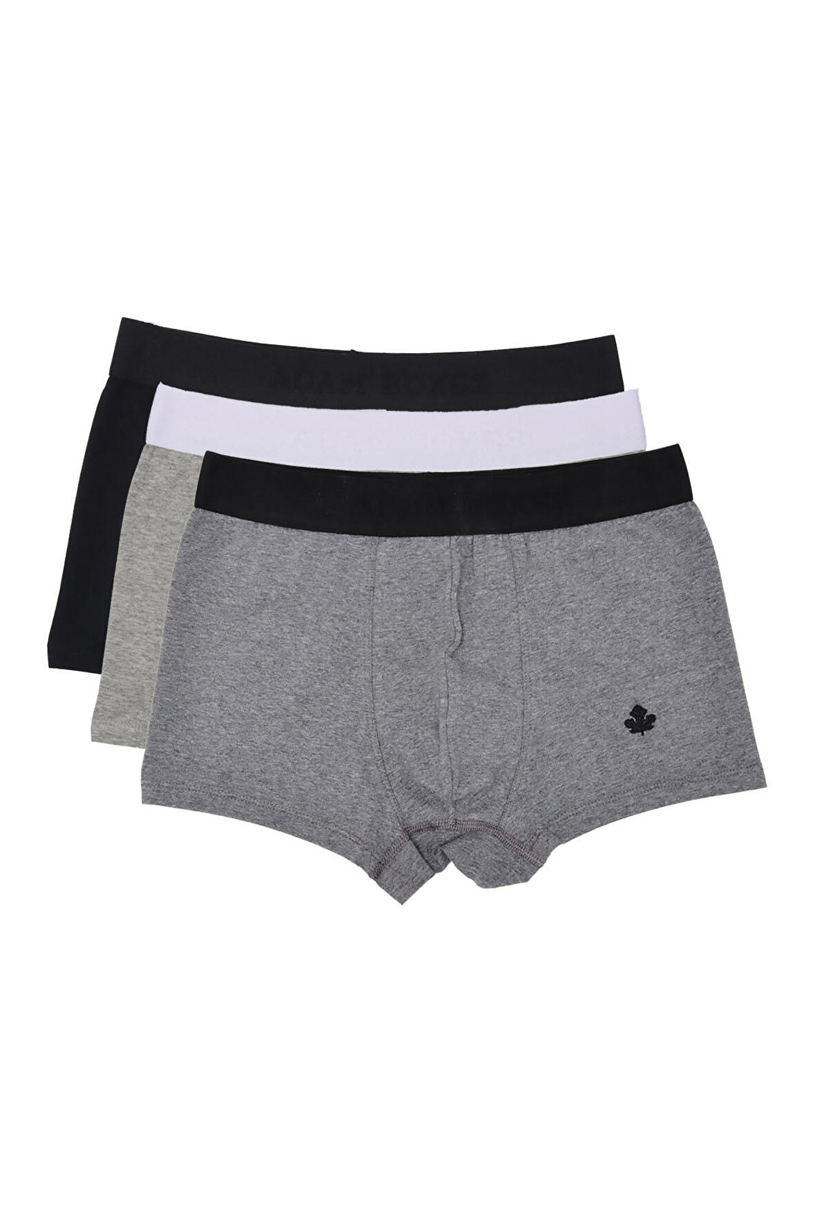 Adam Boxes Boxer Trunk Neo-Cosy 
3'lü Paket - Siyah, Gri, Antrasit