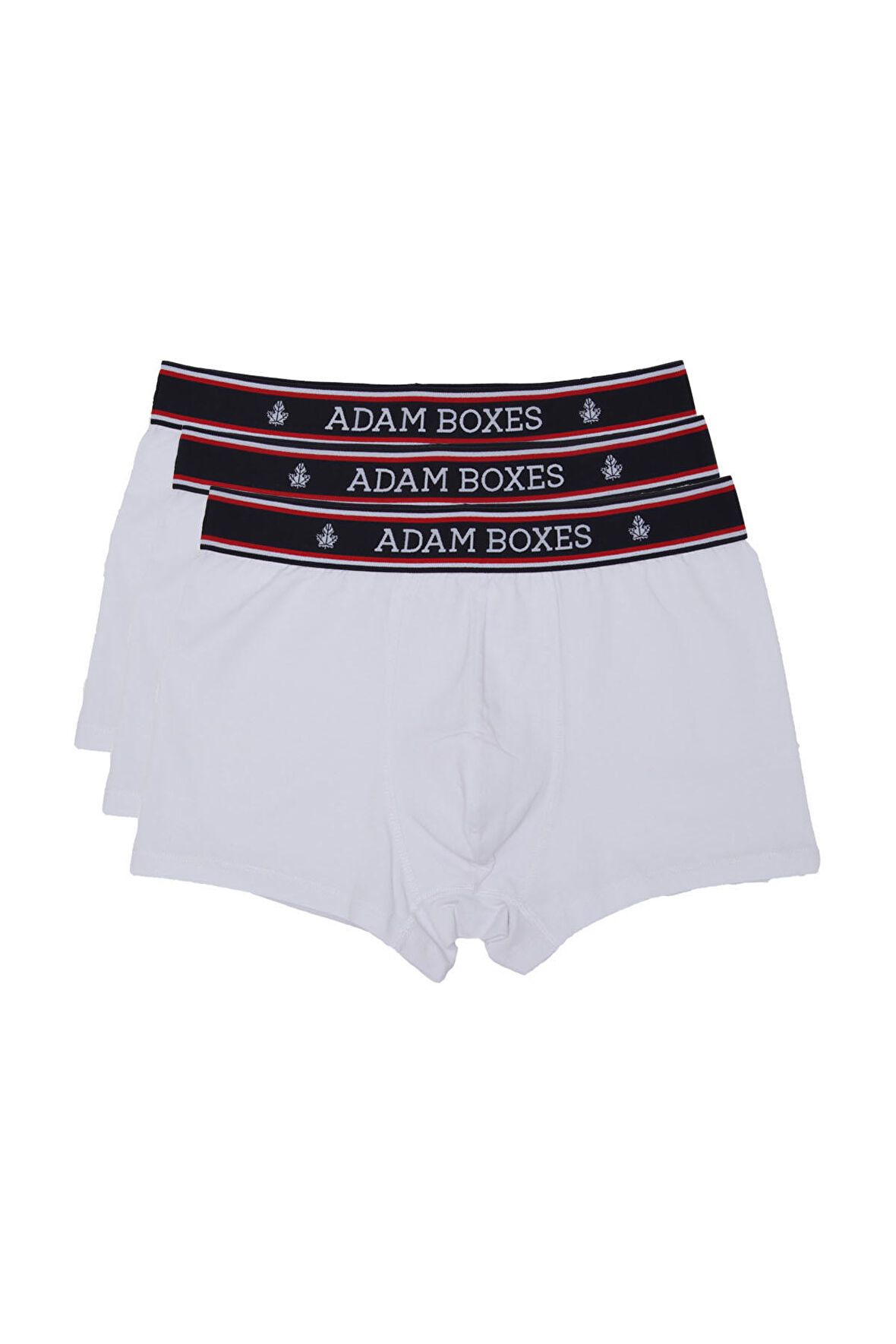Adam Boxes Boxer Trunk Neo-Maritime 
3'lü Paket - Beyaz