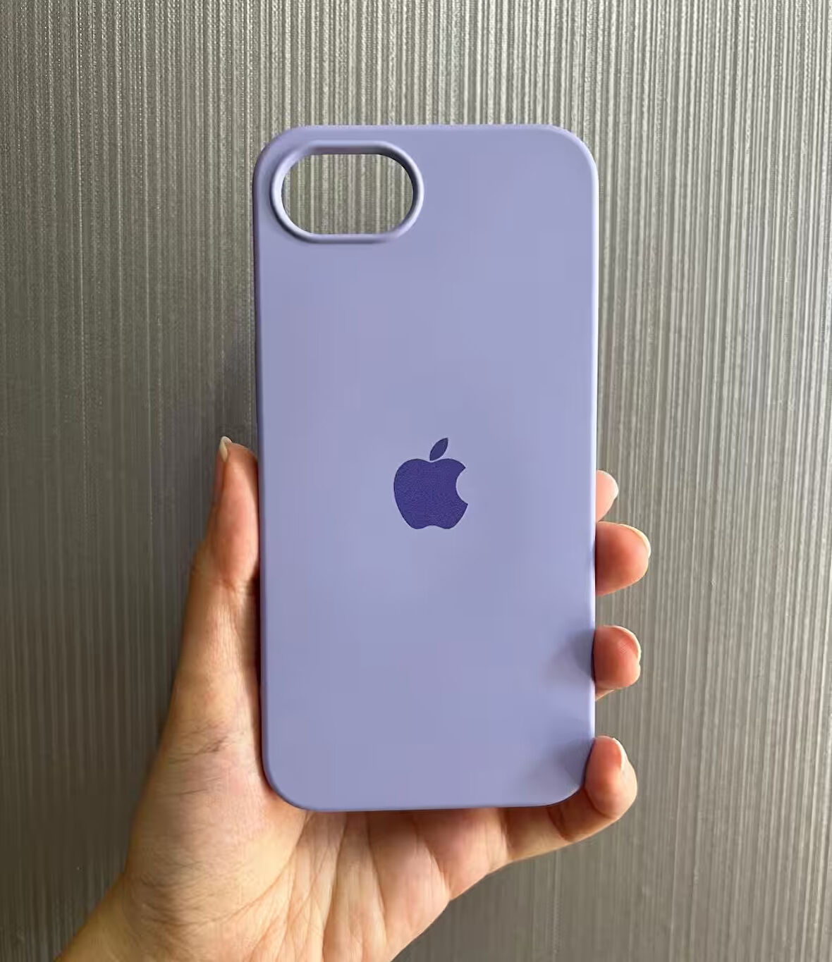 iPhone 16e Uyumlu Apple Logolu Silikon Içi Kadife Lansman Kılıf