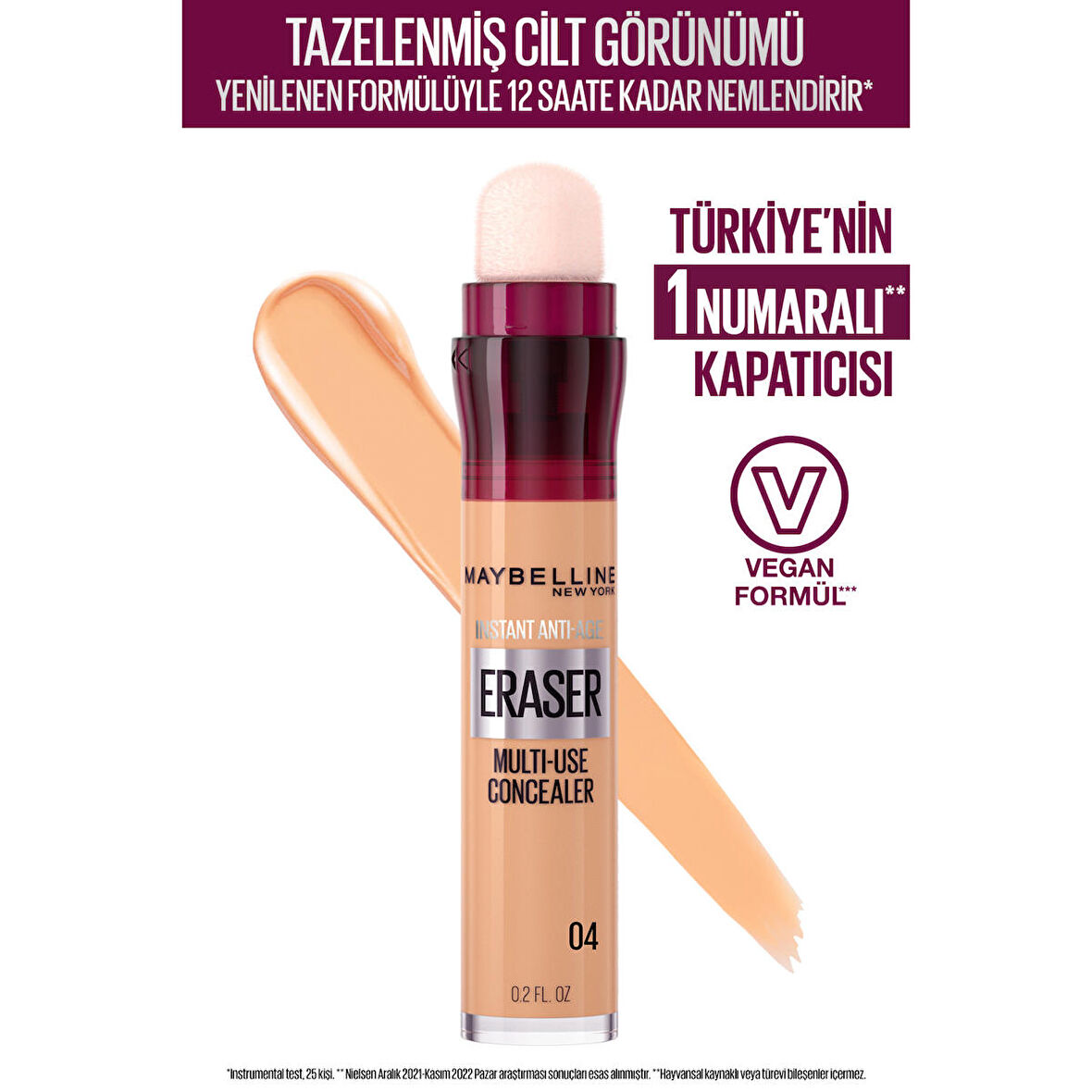 Maybelline New York Instant Anti Age Eraser Kapatıcı - 04 Honey