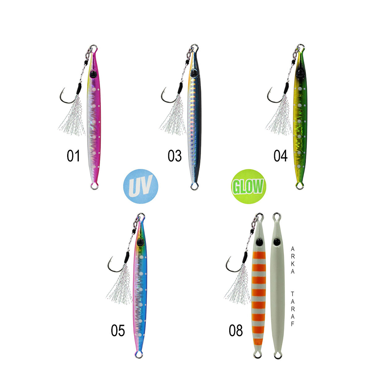 Captain 3632 Crawler Jigger 60gr Light Jig Suni Yem 05