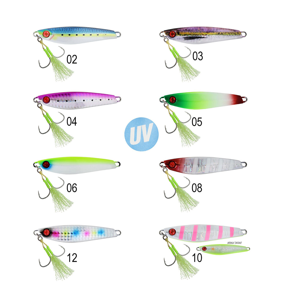 Captain 3633 Emotion Jigger 40gr Light Jig Suni Yem 08