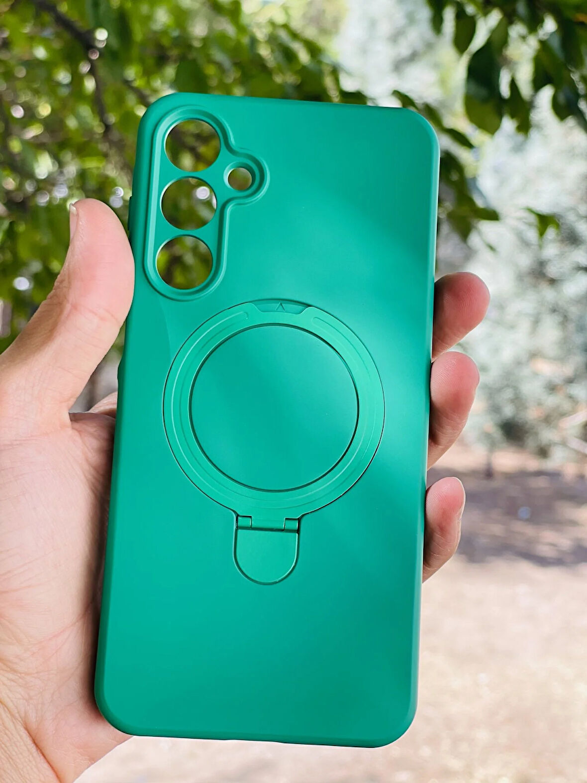 Samsung Galaxy A26 Kılıf Regal Mgsafe İçi Kadife Soft Standlı Silikon Kapak