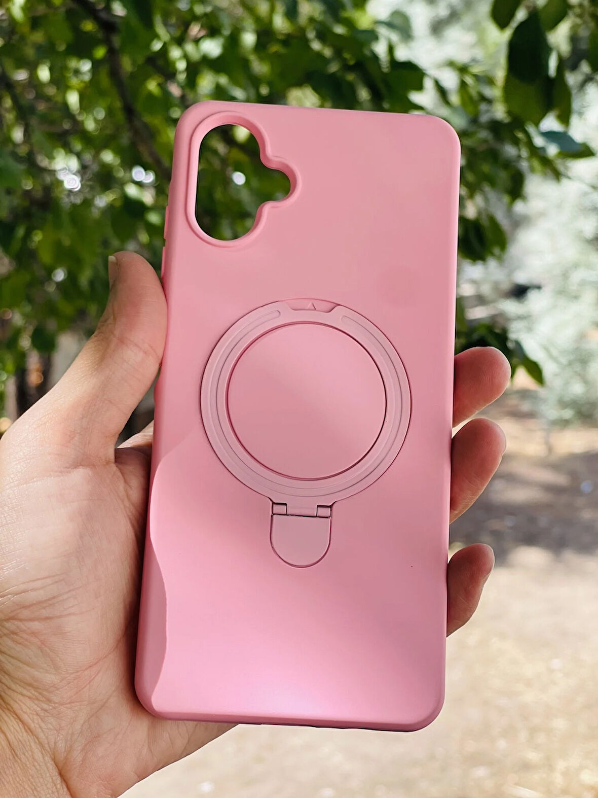 Samsung Galaxy A06 Kılıf Regal Mgsafe İçi Kadife Soft Standlı Silikon Kapak