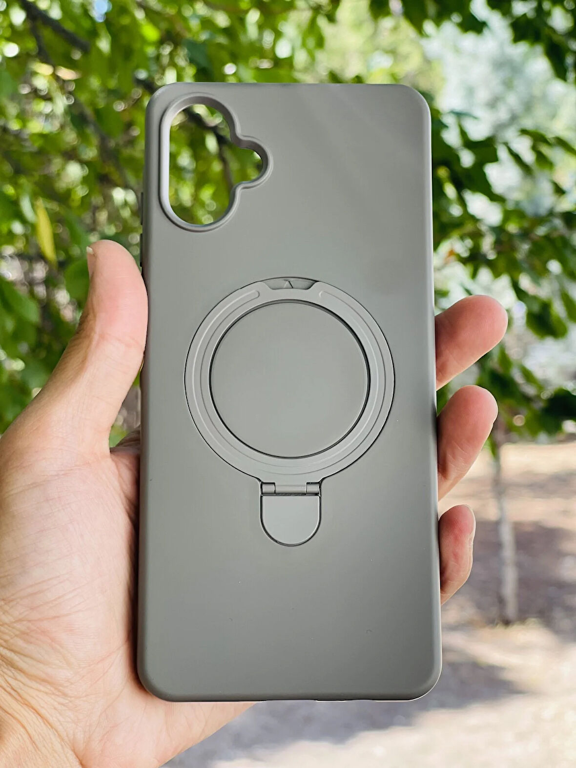 Samsung Galaxy A06 Kılıf Regal Mgsafe İçi Kadife Soft Standlı Silikon Kapak