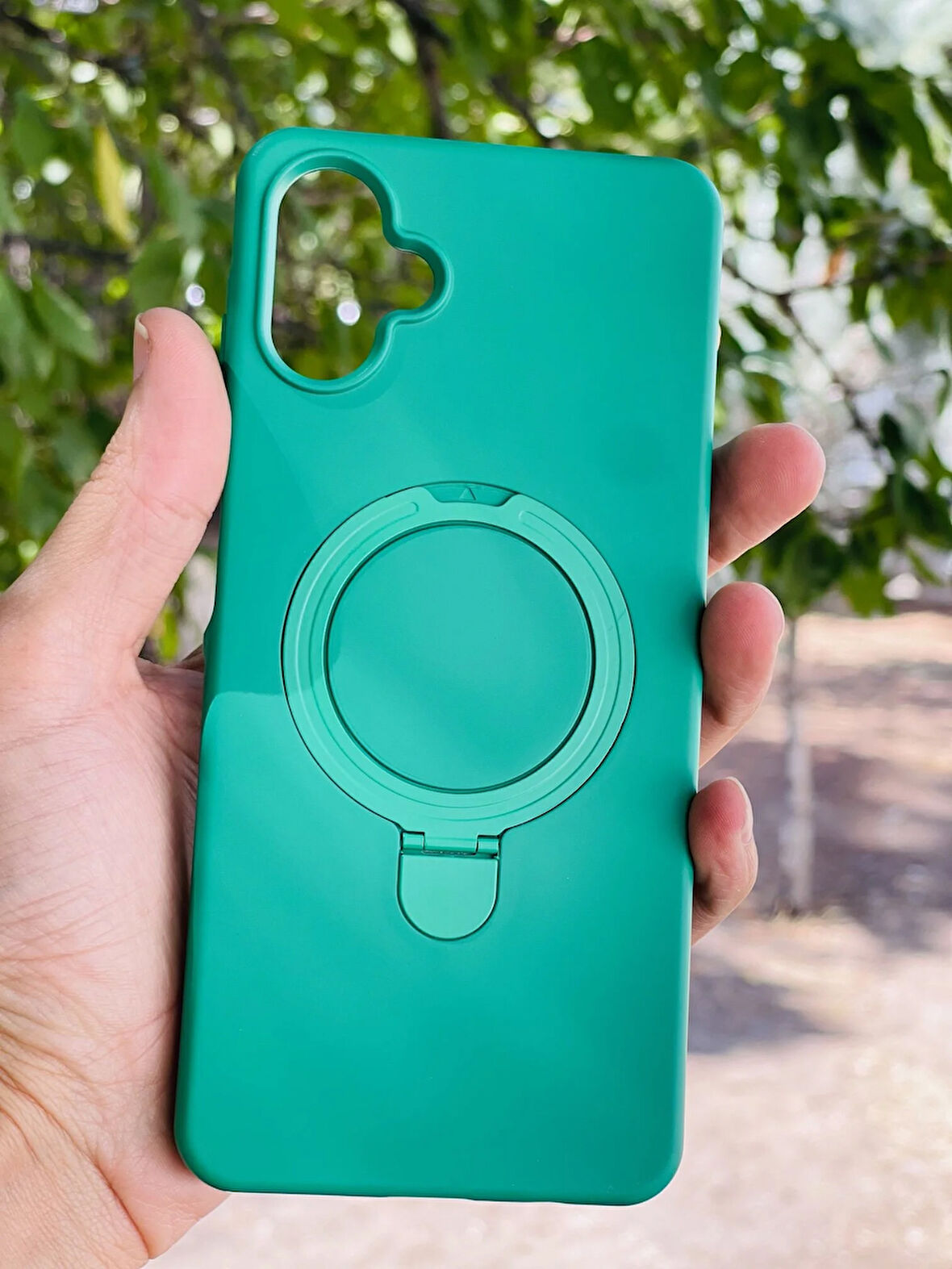 Samsung Galaxy A06 Kılıf Regal Mgsafe İçi Kadife Soft Standlı Silikon Kapak
