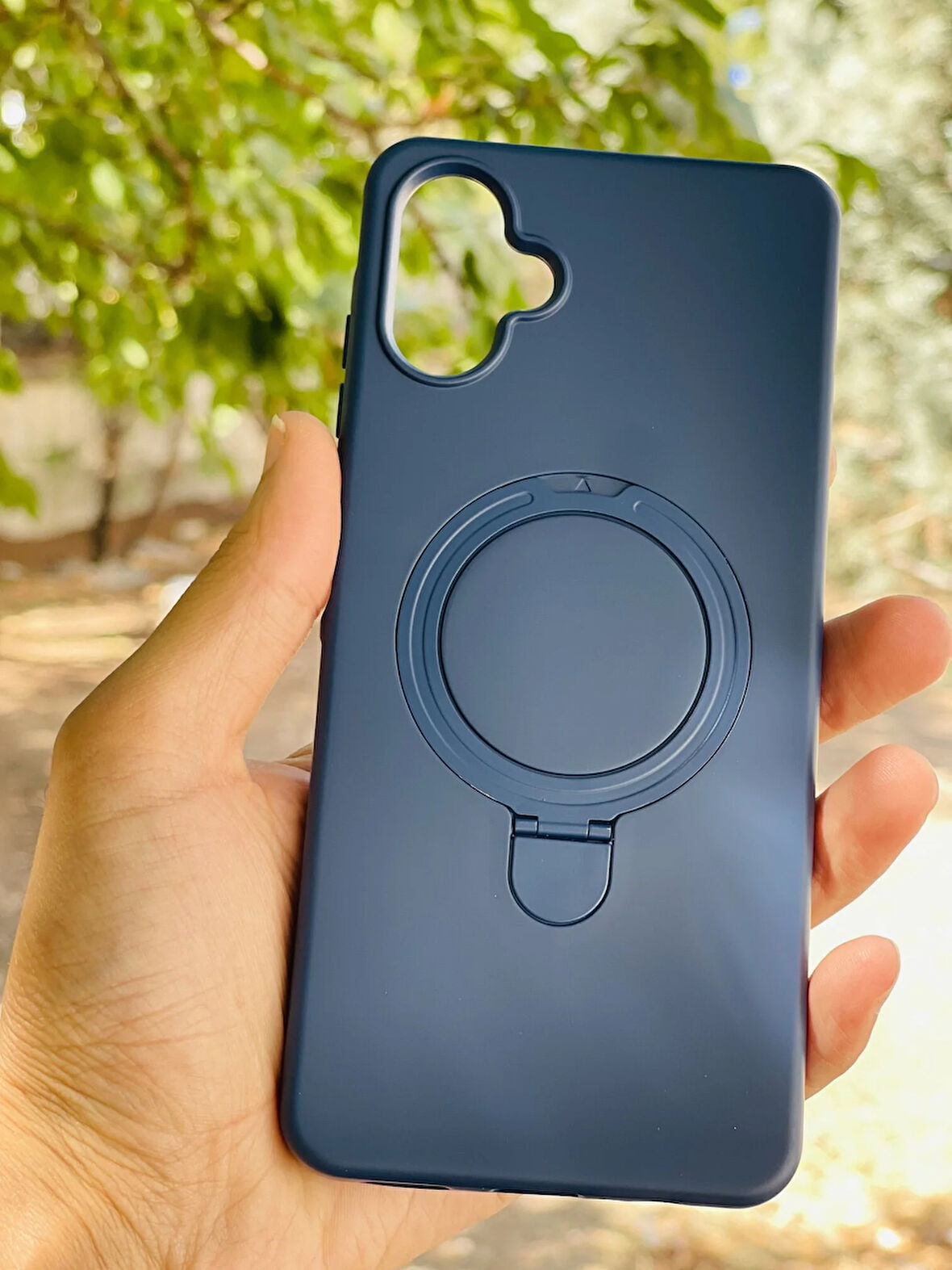 Samsung Galaxy A06 Kılıf Regal Mgsafe İçi Kadife Soft Standlı Silikon Kapak