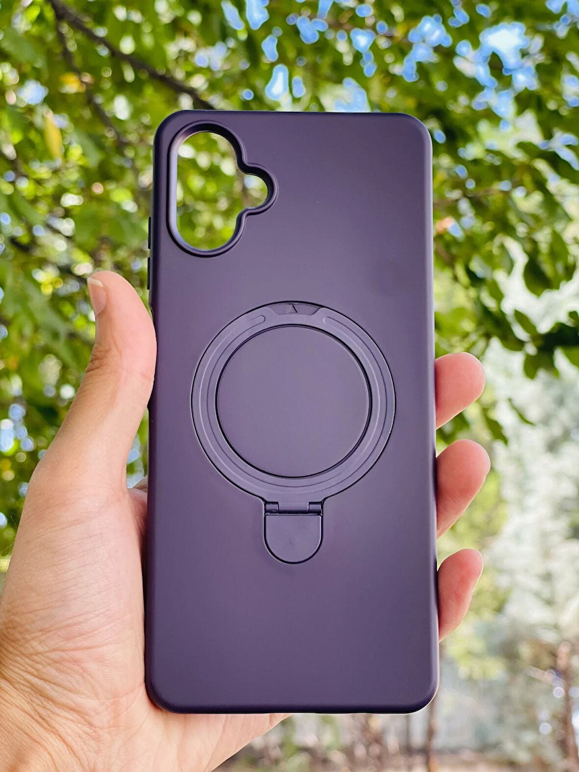 Samsung Galaxy A06 Kılıf Regal Mgsafe İçi Kadife Soft Standlı Silikon Kapak