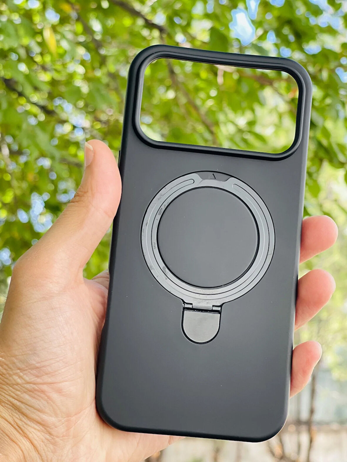 Apple iPhone 17 Pro Max Kılıf Regal Mgsafe İçi Kadife Soft Standlı Silikon Kapak