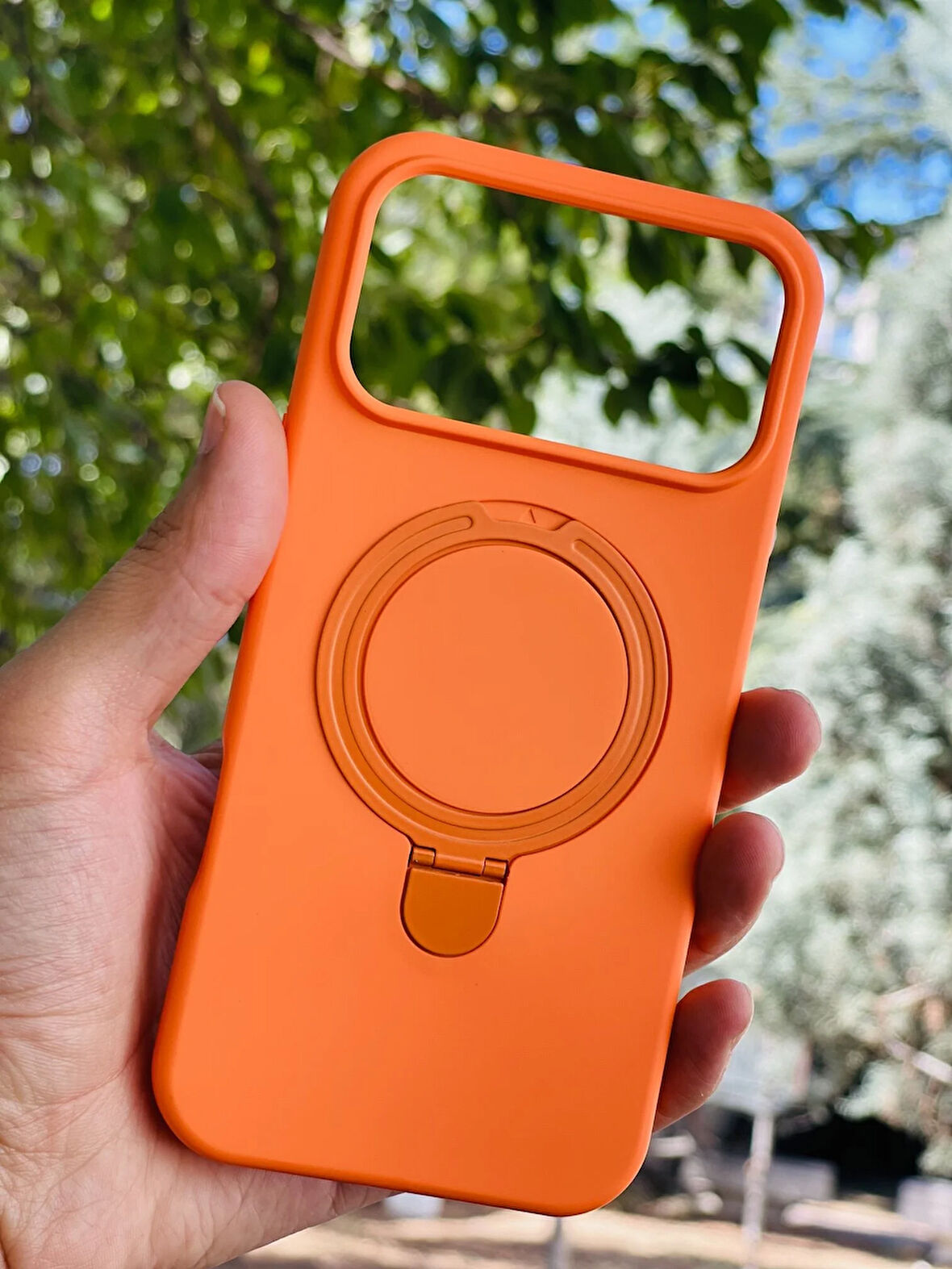 Apple iPhone 17 Pro Max Kılıf Regal Mgsafe İçi Kadife Soft Standlı Silikon Kapak