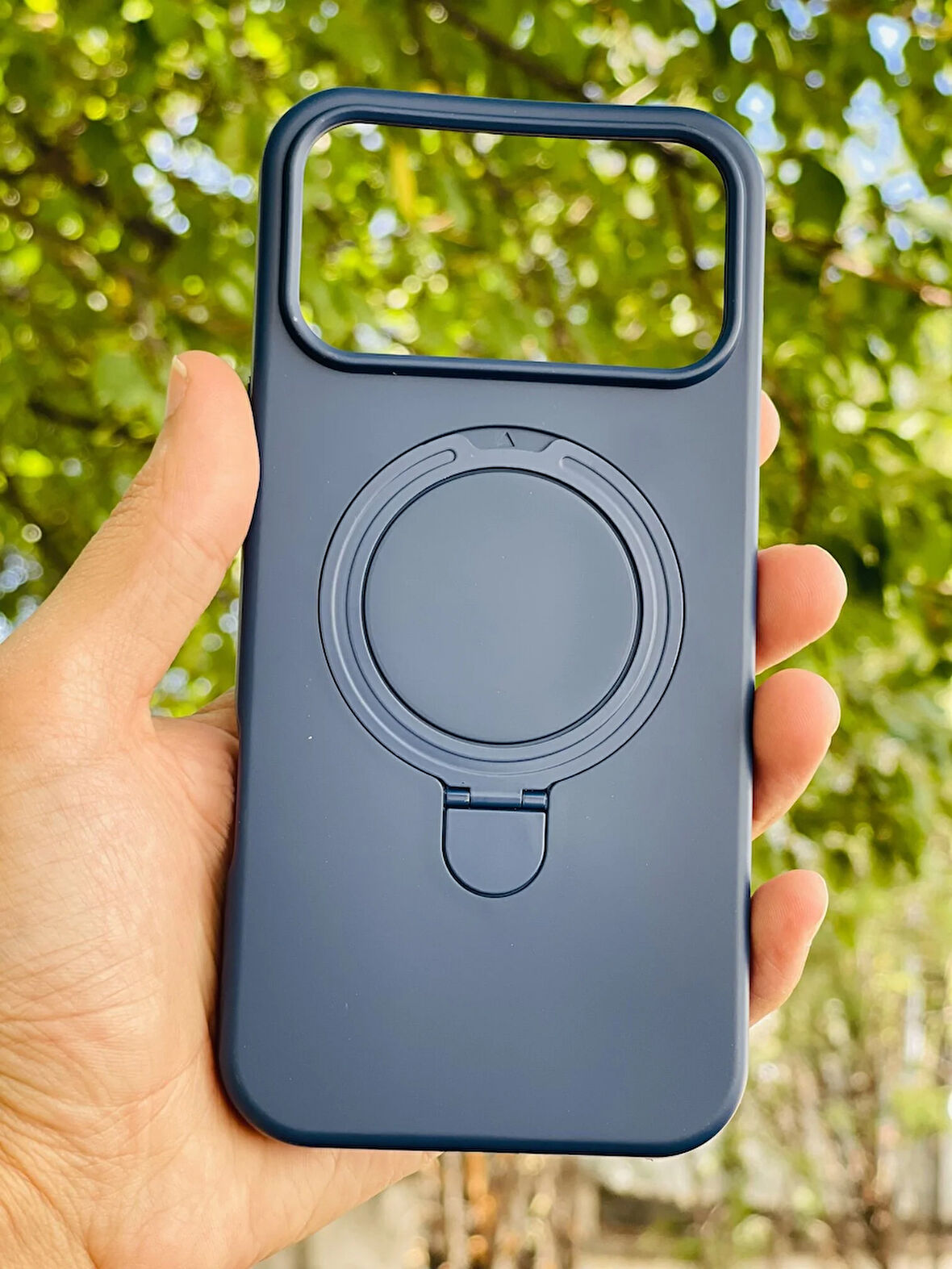 Apple iPhone 17 Pro Max Kılıf Regal Mgsafe İçi Kadife Soft Standlı Silikon Kapak