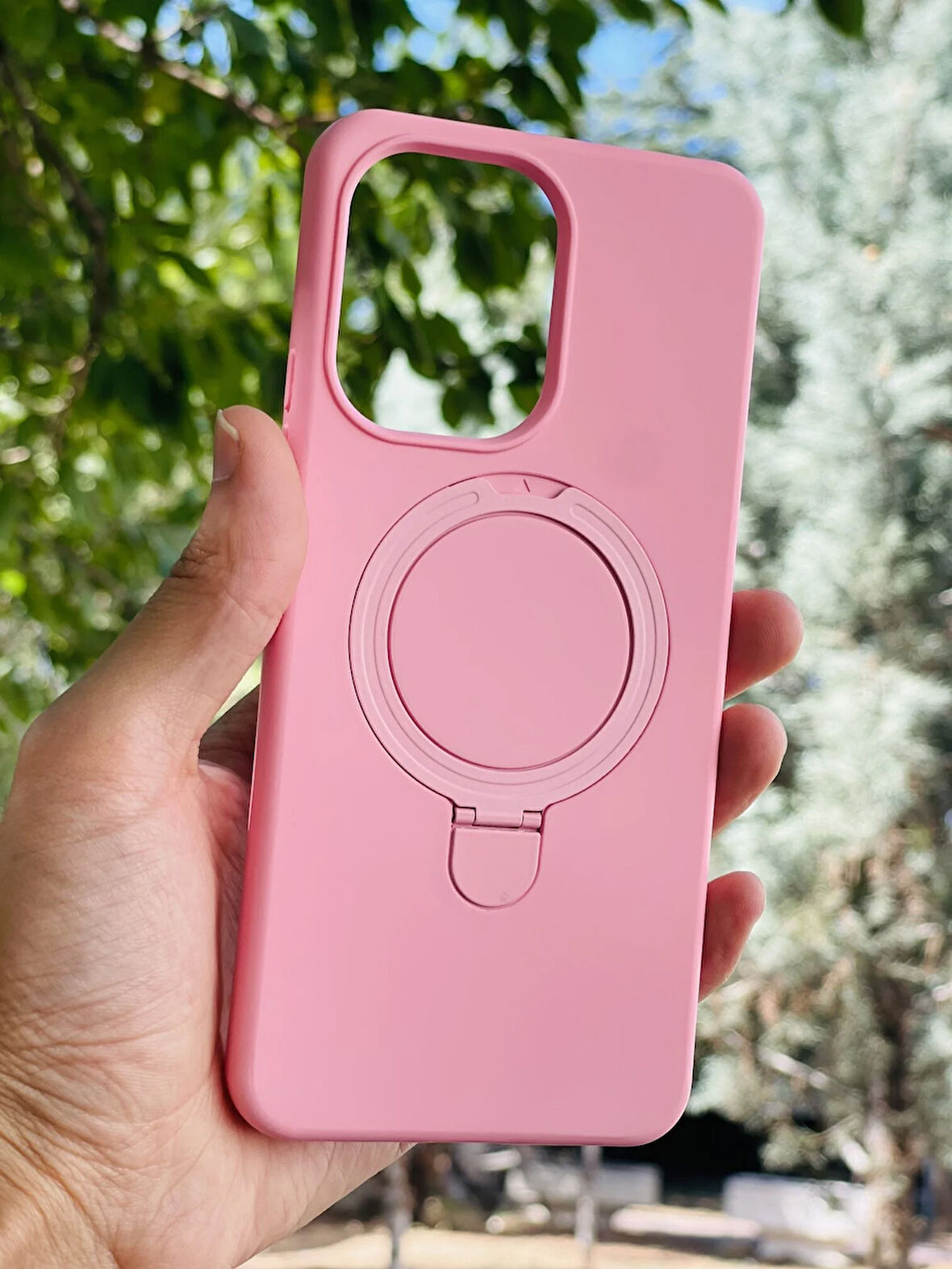 Xiaomi Redmi 13C Kılıf Regal Mgsafe İçi Kadife Soft Standlı Silikon Kapak