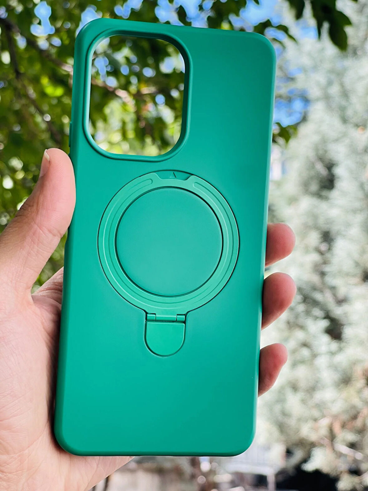 Xiaomi Redmi 13C Kılıf Regal Mgsafe İçi Kadife Soft Standlı Silikon Kapak