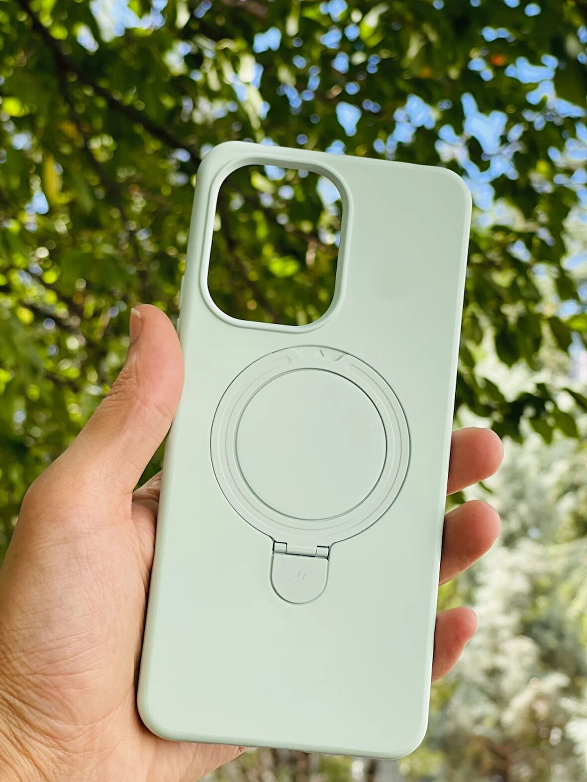 Xiaomi Redmi 13C Kılıf Regal Mgsafe İçi Kadife Soft Standlı Silikon Kapak