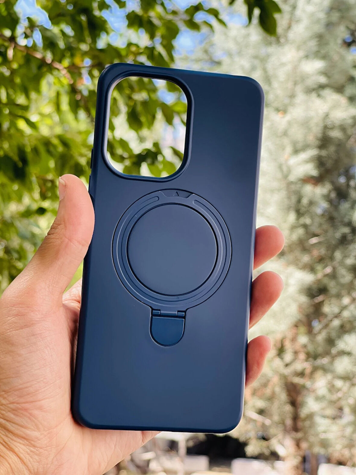 Xiaomi Redmi 13C Kılıf Regal Mgsafe İçi Kadife Soft Standlı Silikon Kapak