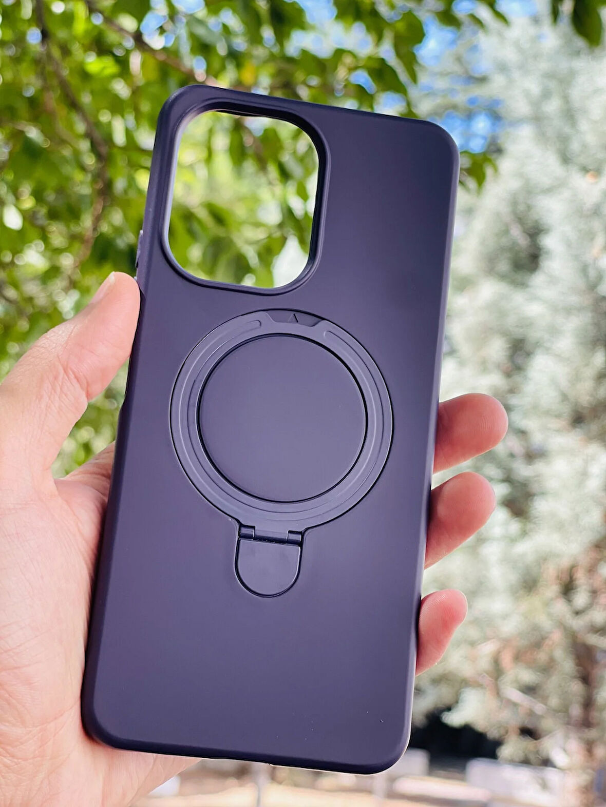 Xiaomi Redmi 13C Kılıf Regal Mgsafe İçi Kadife Soft Standlı Silikon Kapak