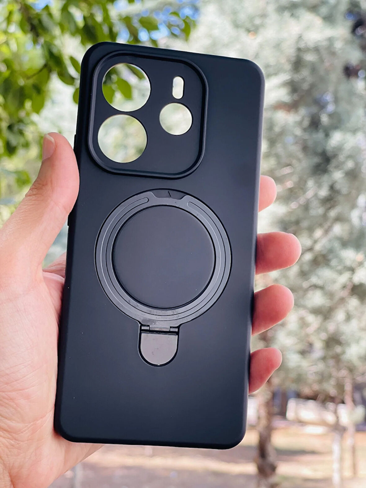 Redmi Note 14 4G Kılıf Regal Mgsafe İçi Kadife Soft Standlı Silikon Kapak