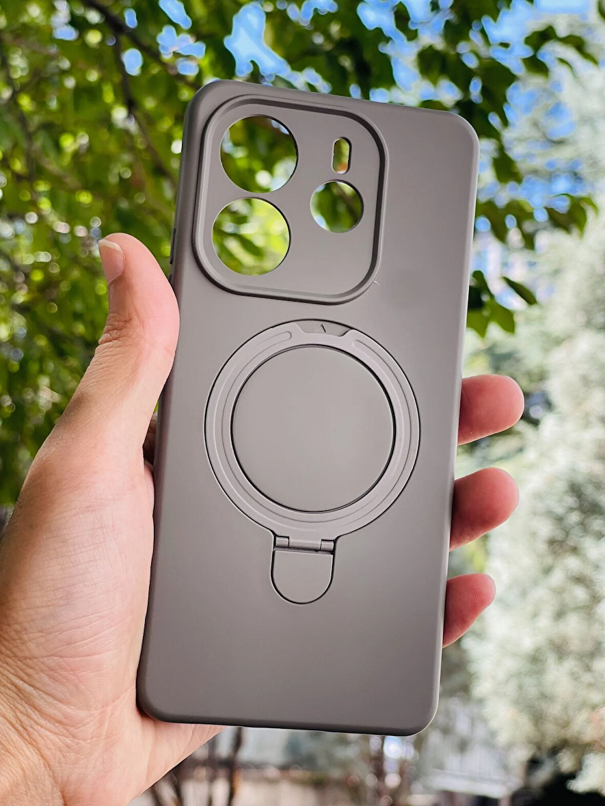 Redmi Note 14 4G Kılıf Regal Mgsafe İçi Kadife Soft Standlı Silikon Kapak