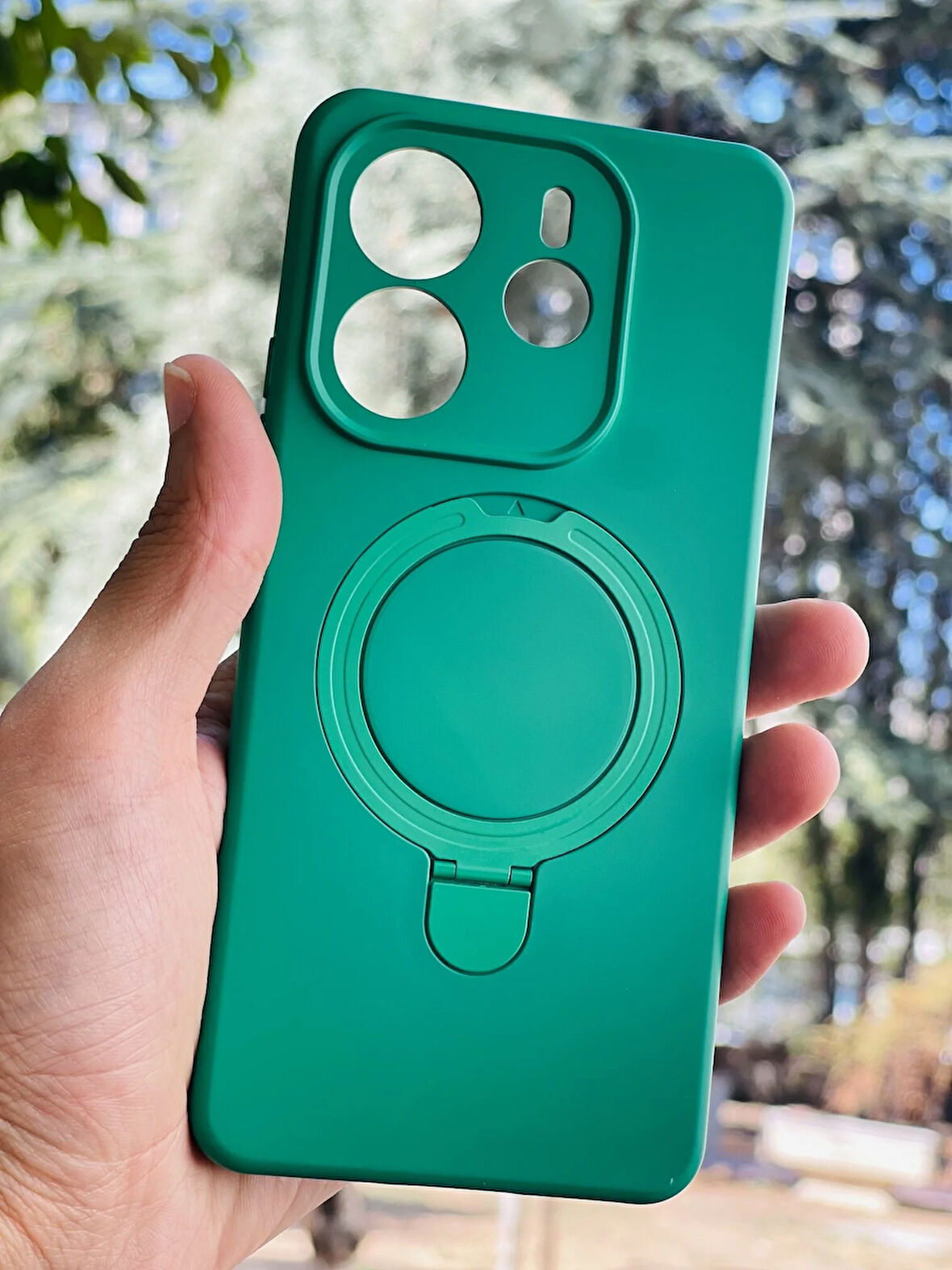 Redmi Note 14 4G Kılıf Regal Mgsafe İçi Kadife Soft Standlı Silikon Kapak