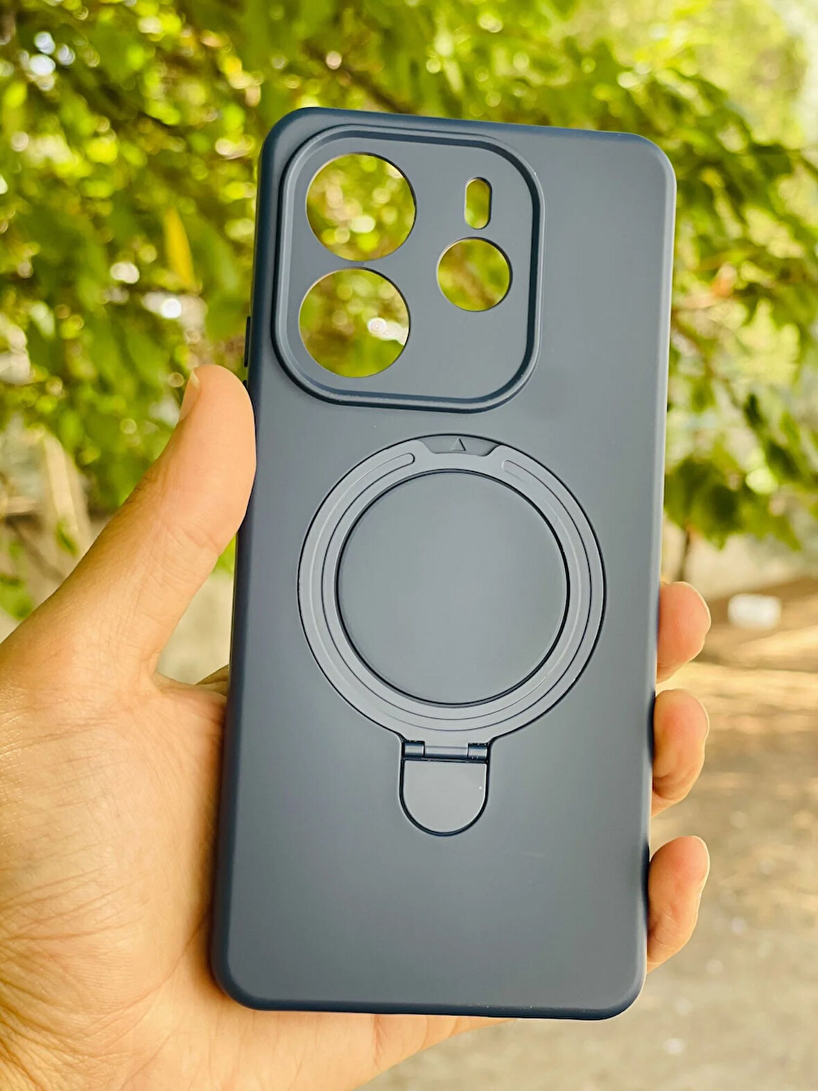 Redmi Note 14 4G Kılıf Regal Mgsafe İçi Kadife Soft Standlı Silikon Kapak