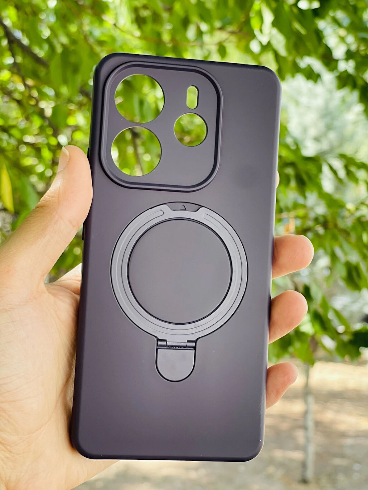 Redmi Note 14 4G Kılıf Regal Mgsafe İçi Kadife Soft Standlı Silikon Kapak