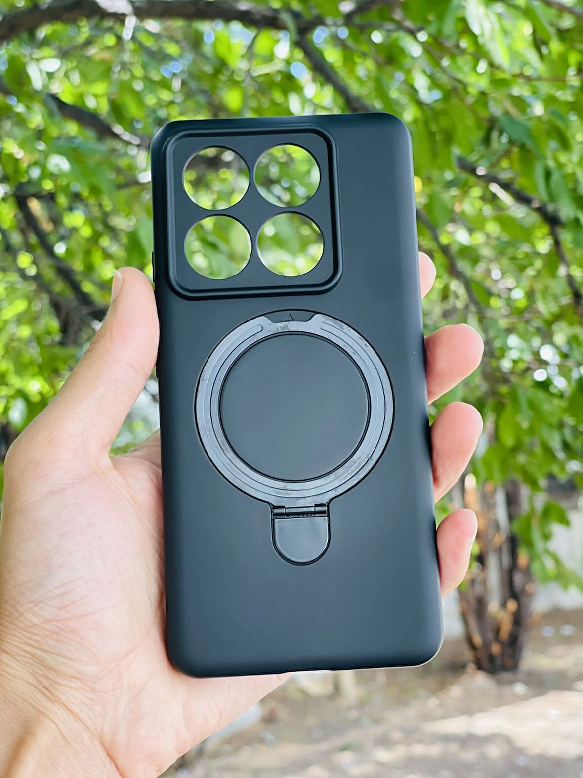 Xiaomi Mi 14T Pro Kılıf Regal Mgsafe İçi Kadife Soft Standlı Silikon Kapak