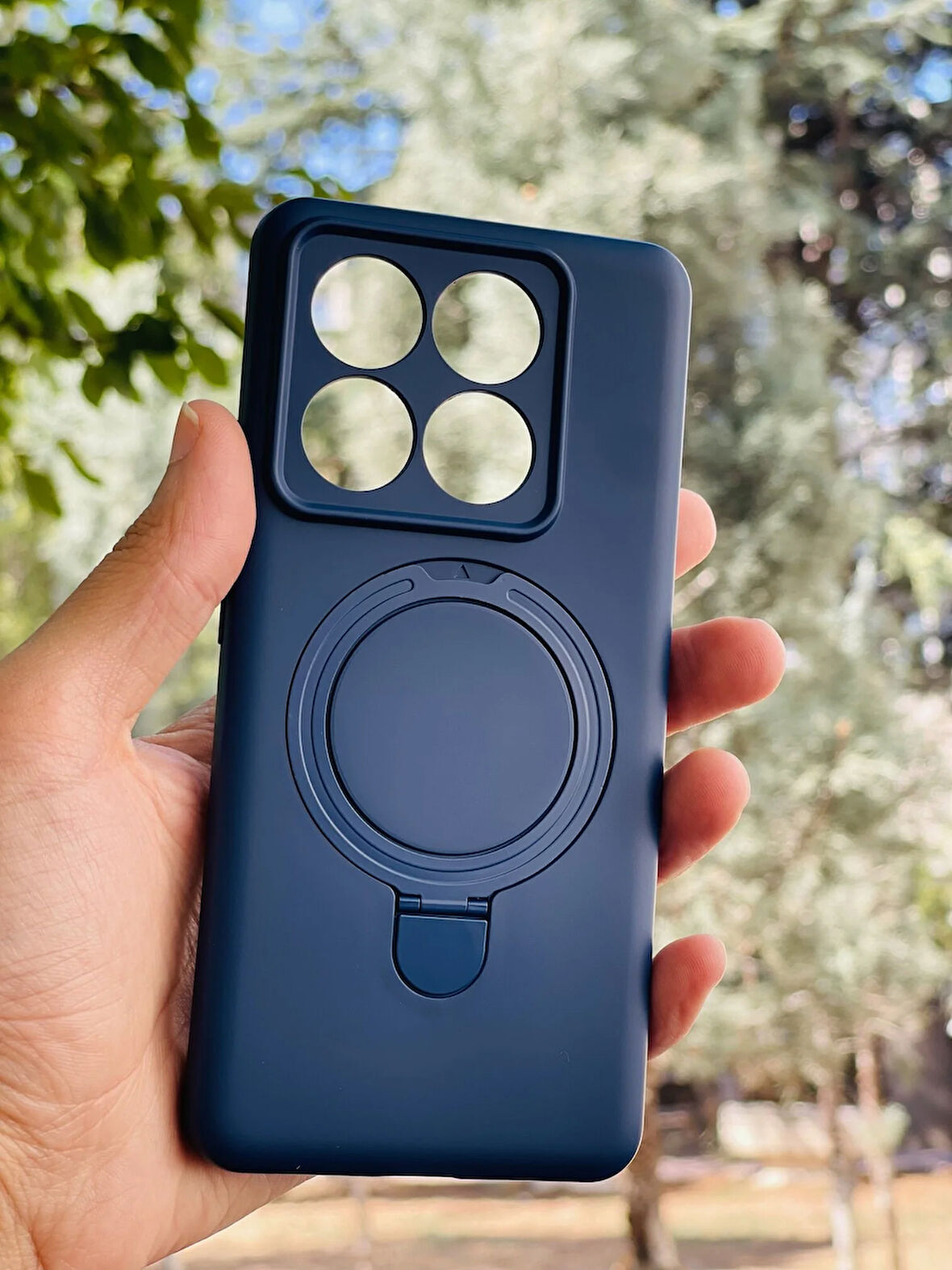 Xiaomi Mi 14T Pro Kılıf Regal Mgsafe İçi Kadife Soft Standlı Silikon Kapak