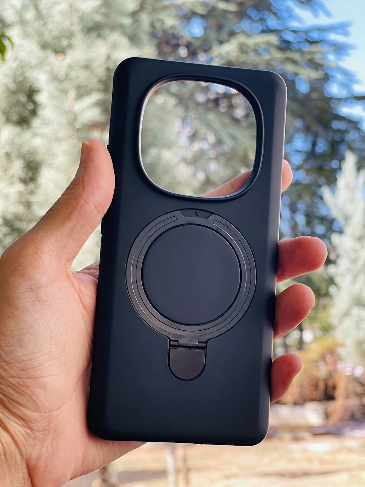 Xiaomi Redmi Note 14 Pro 4G Kılıf Regal Mgsafe İçi Kadife Soft Standlı Silikon Kapak