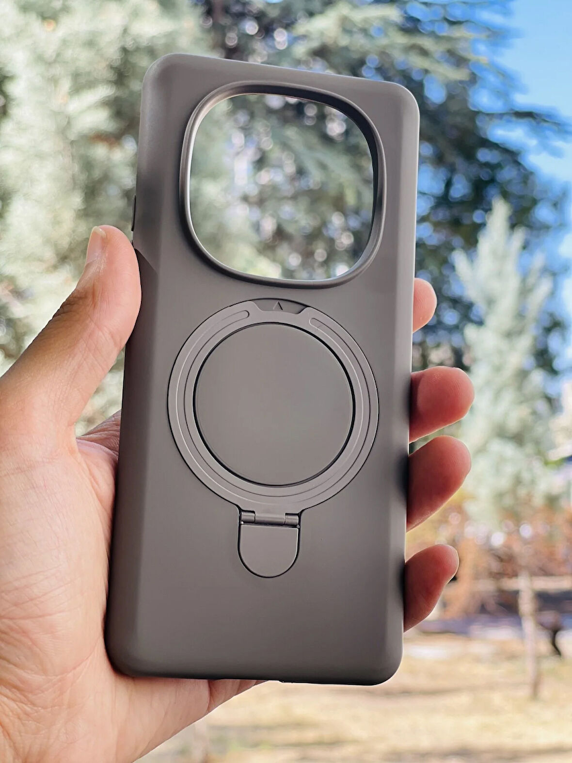 Xiaomi Redmi Note 14 Pro 4G Kılıf Regal Mgsafe İçi Kadife Soft Standlı Silikon Kapak