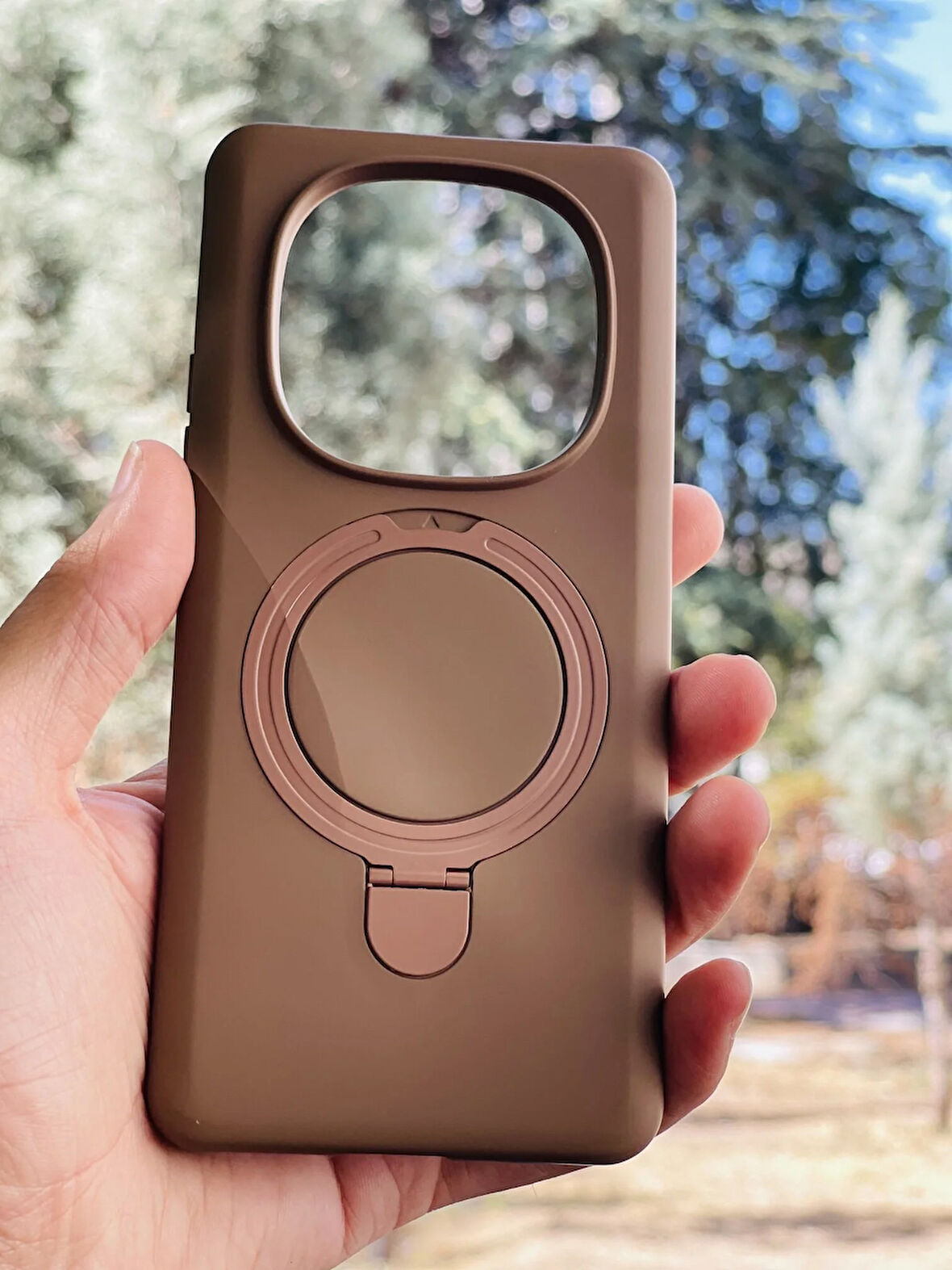 Xiaomi Redmi Note 14 Pro 4G Kılıf Regal Mgsafe İçi Kadife Soft Standlı Silikon Kapak