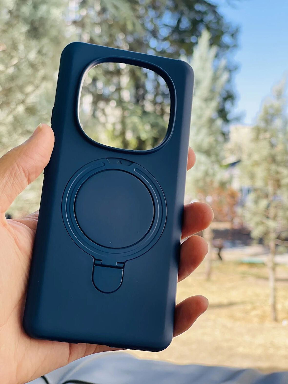 Xiaomi Redmi Note 14 Pro 4G Kılıf Regal Mgsafe İçi Kadife Soft Standlı Silikon Kapak