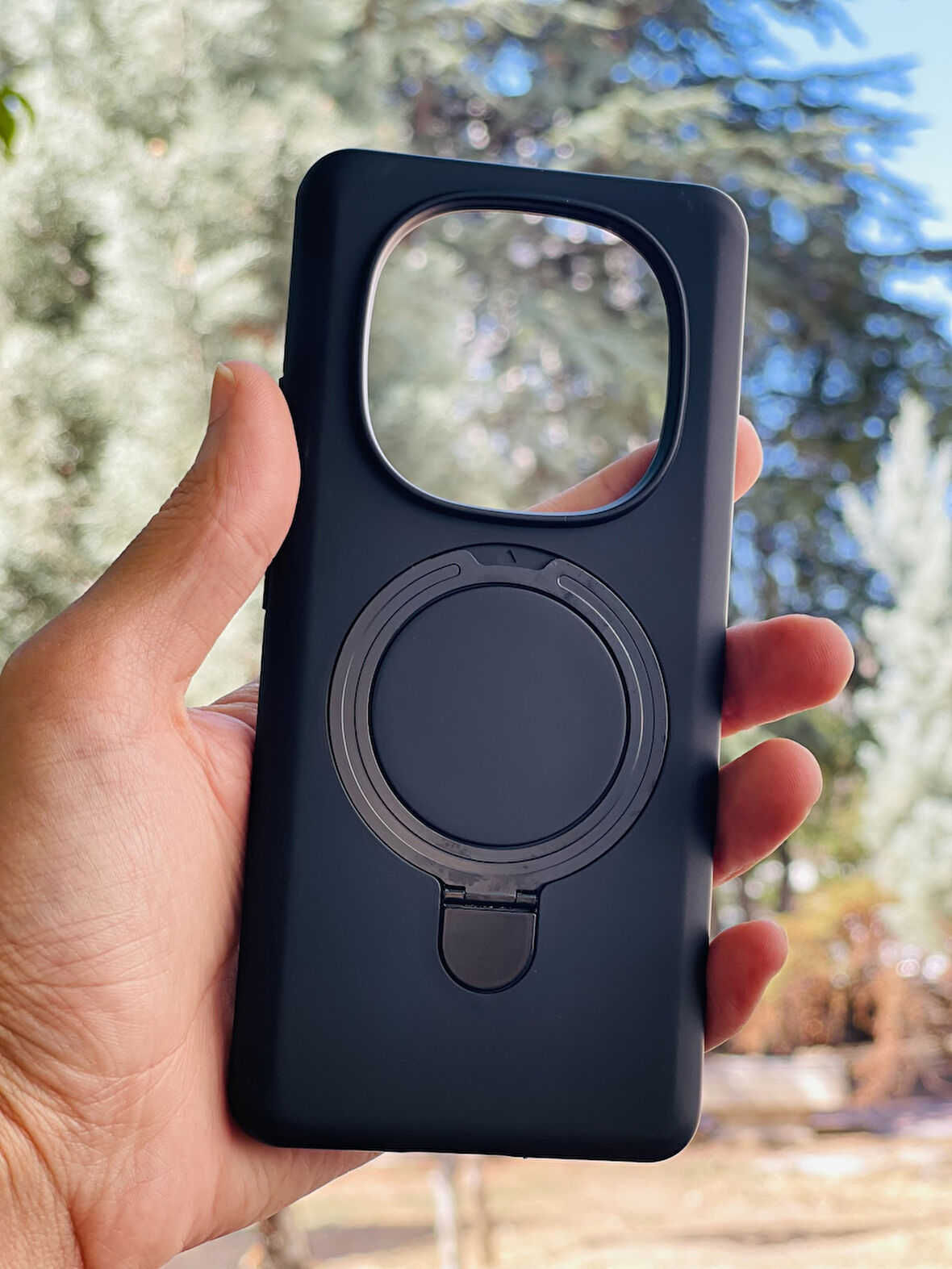 Xiaomi Redmi Note 14 Pro 5G Kılıf Regal Mgsafe İçi Kadife Soft Standlı Silikon Kapak