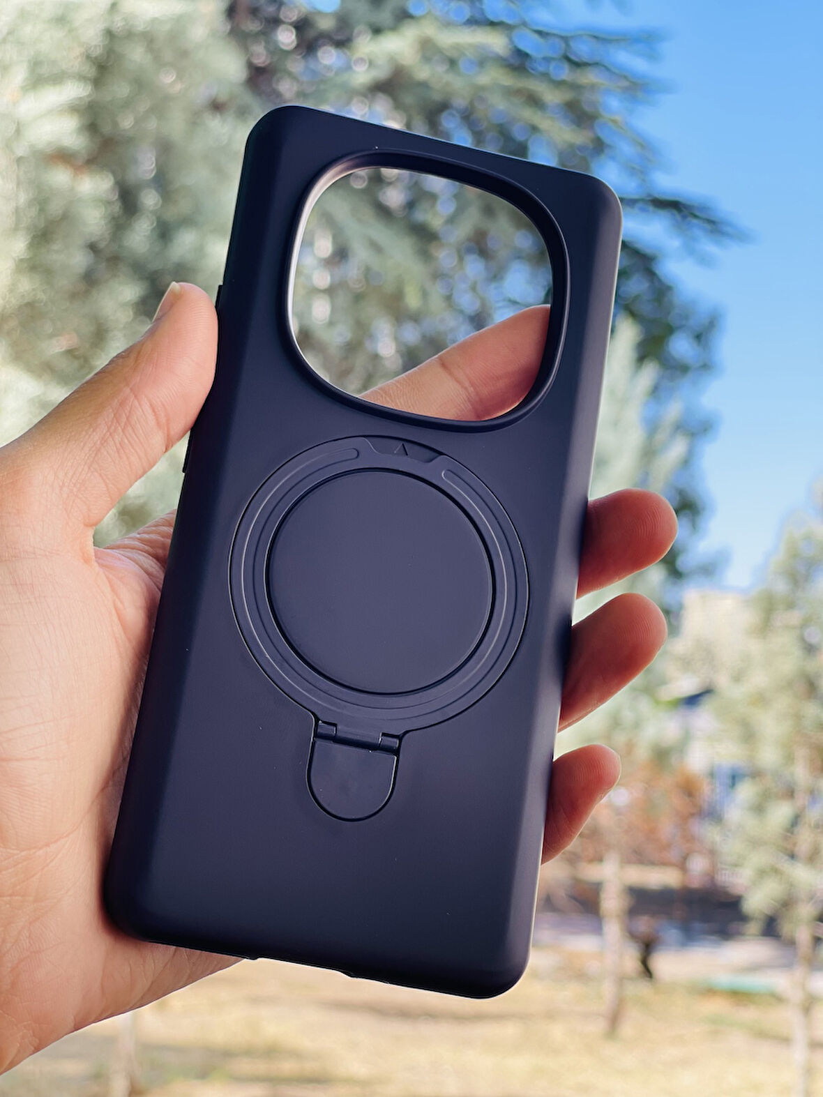 Xiaomi Redmi Note 14 Pro 5G Kılıf Regal Mgsafe İçi Kadife Soft Standlı Silikon Kapak