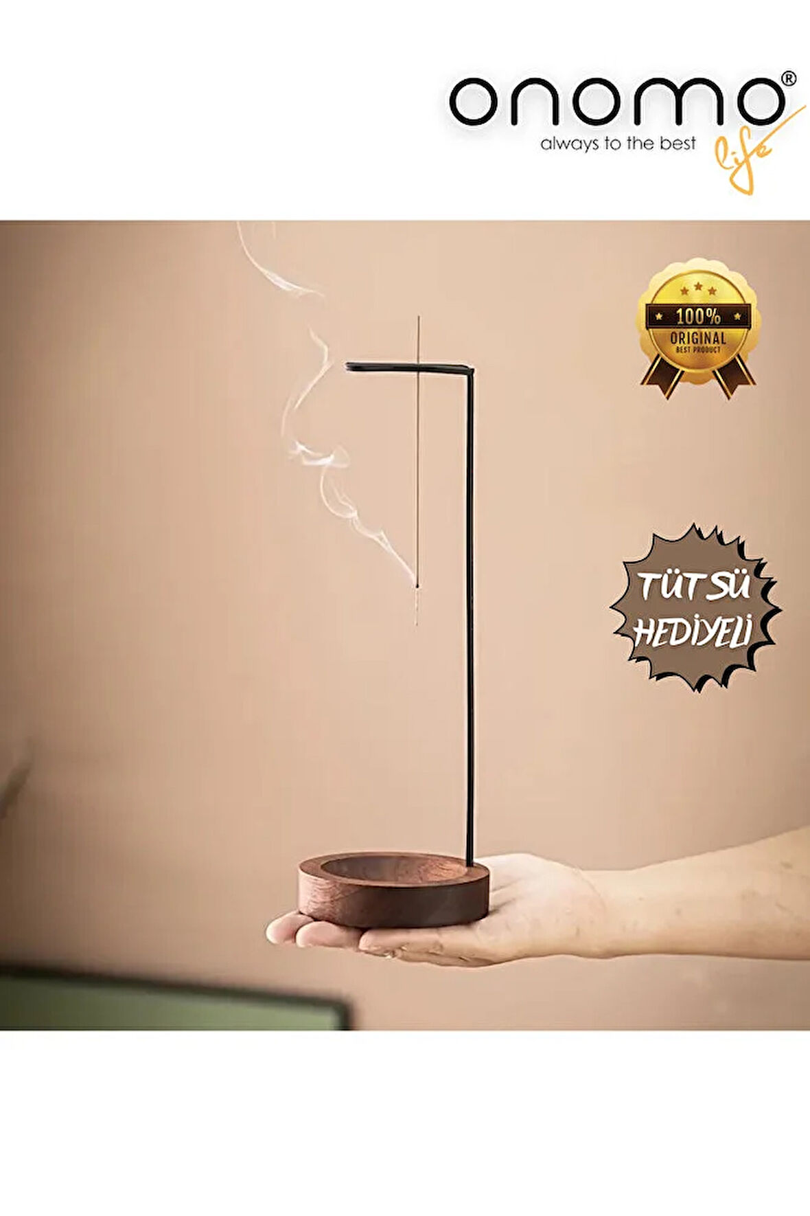 Life Tütsü Standı, Ahşap Tütsülük Tutucu, Meditasyon