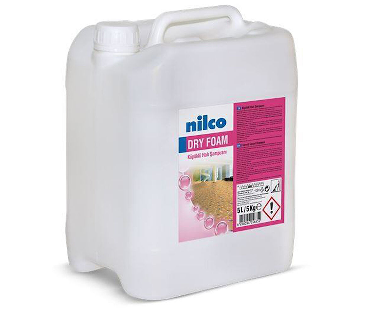 Nilco DRY FOAM 5LT/5KG KURU KÖPÜK PARFÜMLÜ HALI ŞAMPUANI