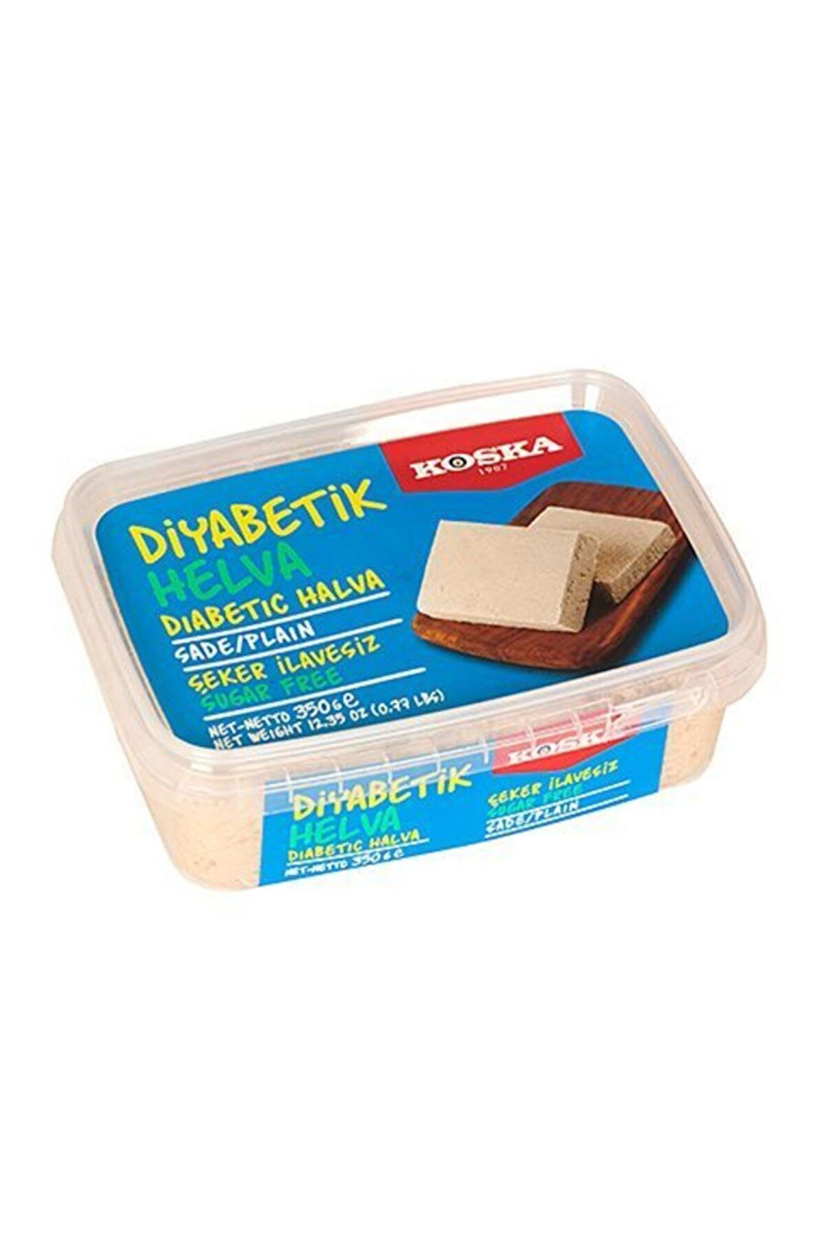 Koska Şeker İlavesiz Tahin Helva Diyabetik Sade 350 gr