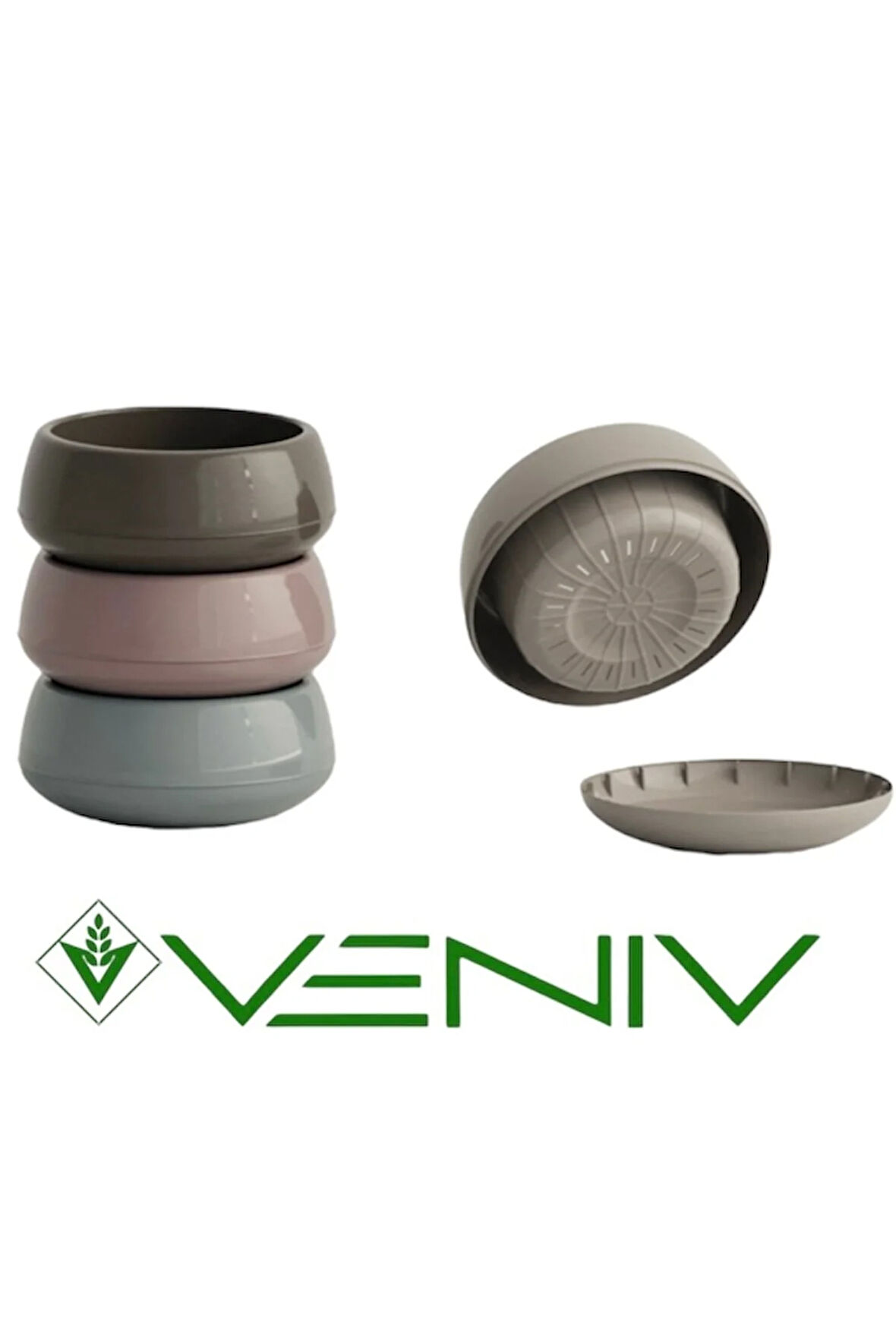 Aranjman Dekoratif Saksı-çiçek-kaktüs Ve Sukulent 0.68l- 1adet