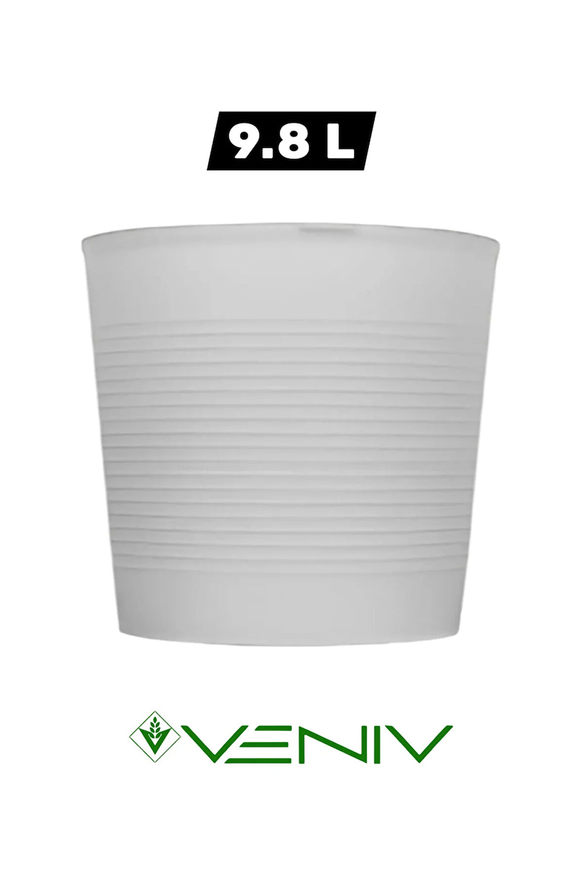 Dekoratif Kırılmaz Esnek Saksı 9.8 L