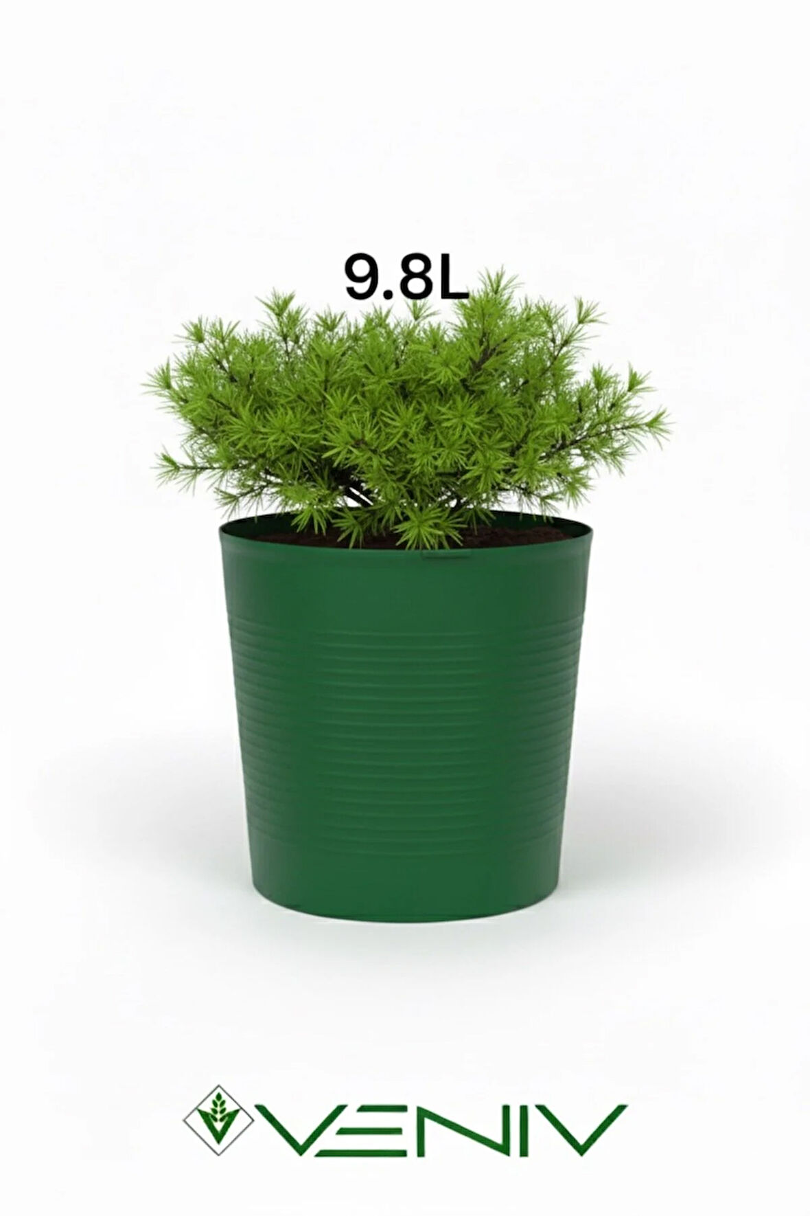 Kırılmaz Dekoratif Saksı 9.8L -1 Adet