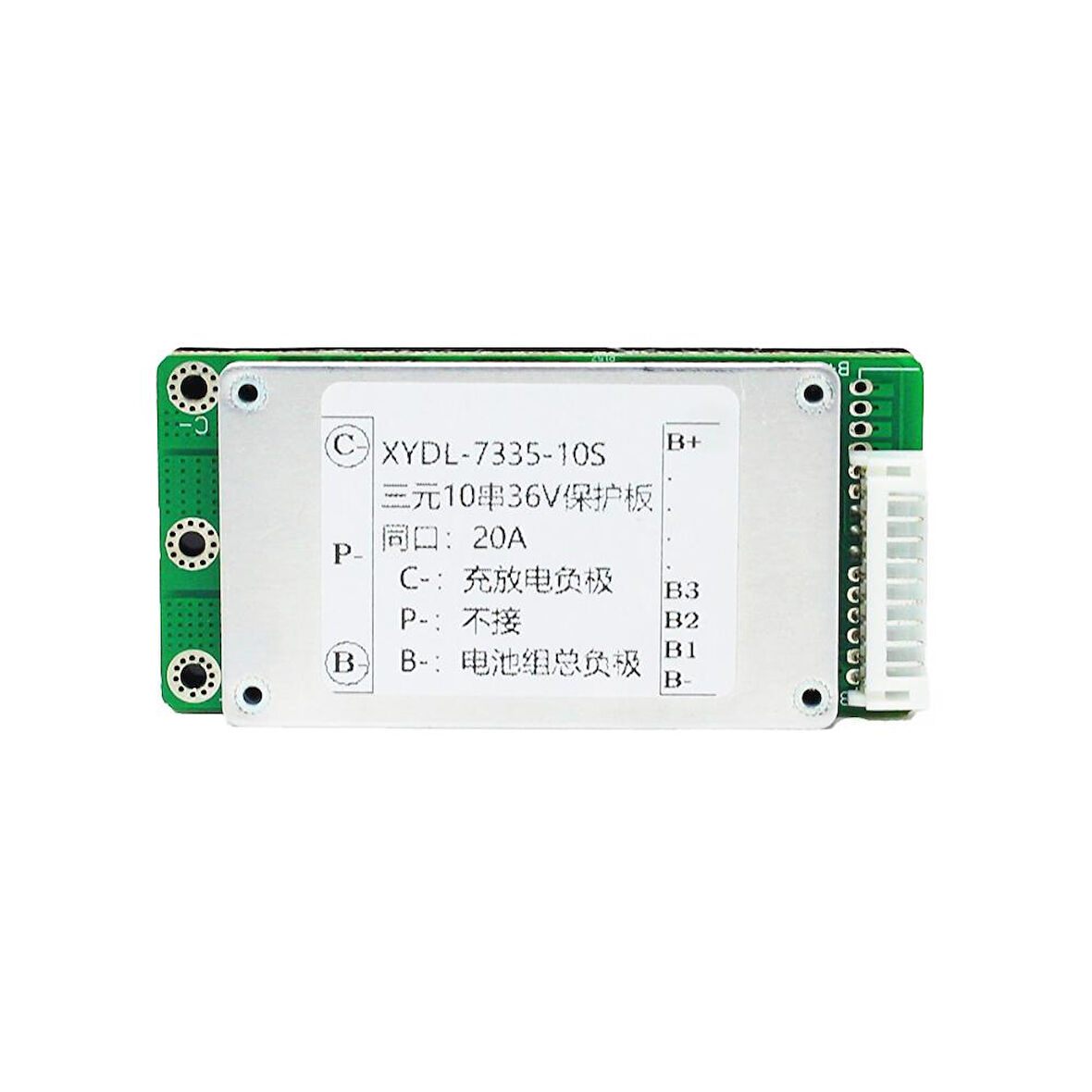 10S 36V 20A Lityum Pil Batarya BMS Kartı