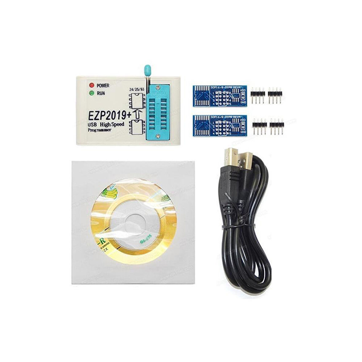 EZP2019+ EEPROM Bios USB SPI Programlayıcı 24 25 26 93 Serisi 