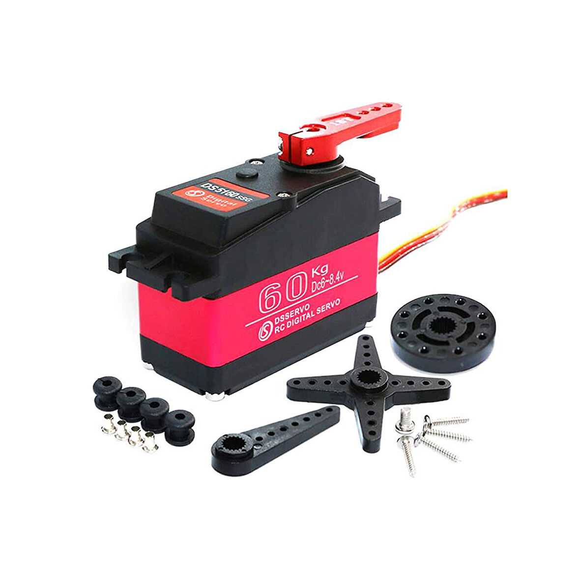 DSSERVO DS5160 60KG Metal Su Geçirmez Dijital Servo 360