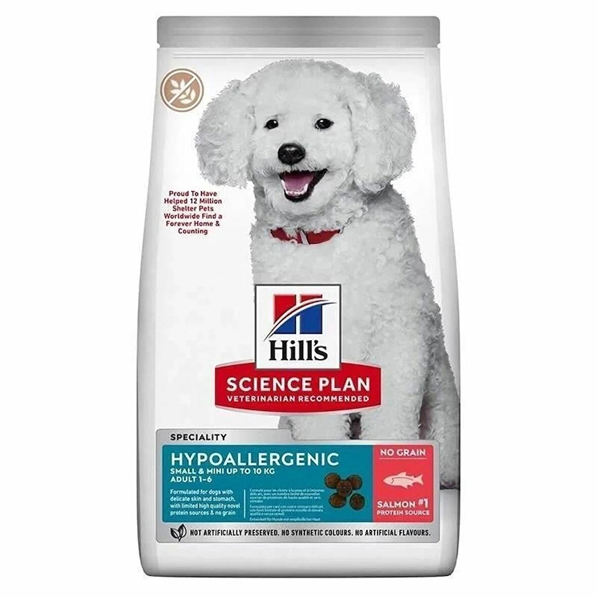 Hill's Hypoallergenic Small Mini Adult 1,5kg Tahılsız Somonlu Küçük Irk Yetişkin Köpek Maması