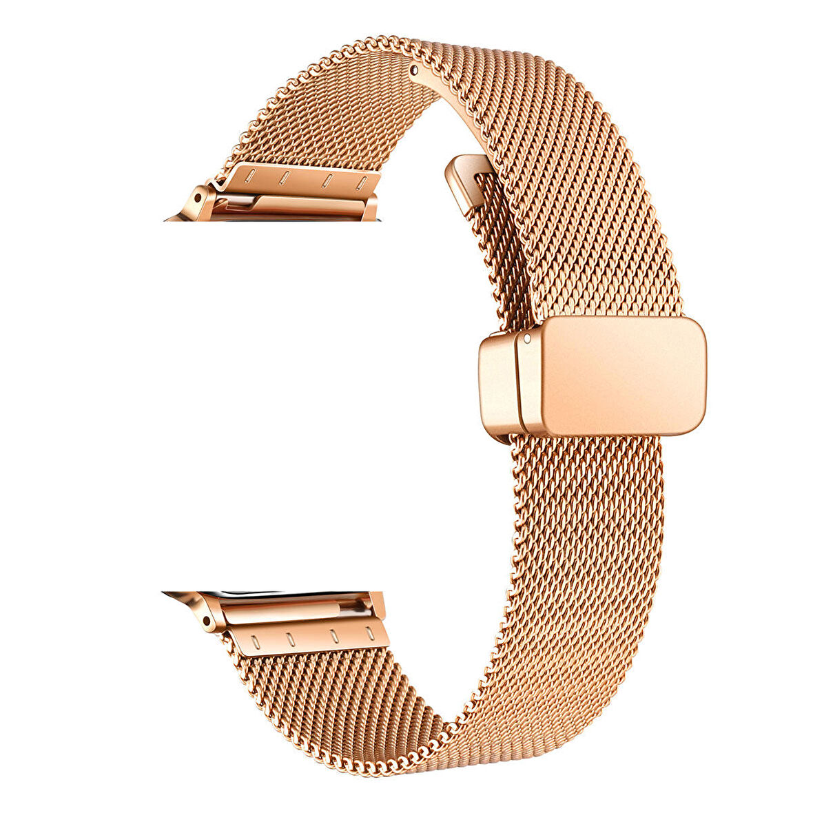 Gpack Apple watch 6 uyumlu 44 mm Kordon Metal Hasır Ayarlanabilir Mıknatıslı KRD85