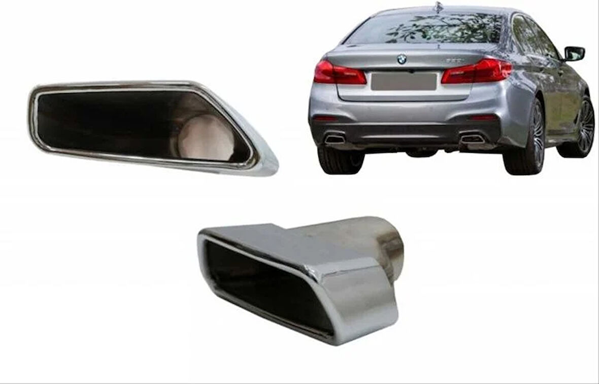 Bmw 5 Serisi G30 M-TECH Egzoz Seti Silver
