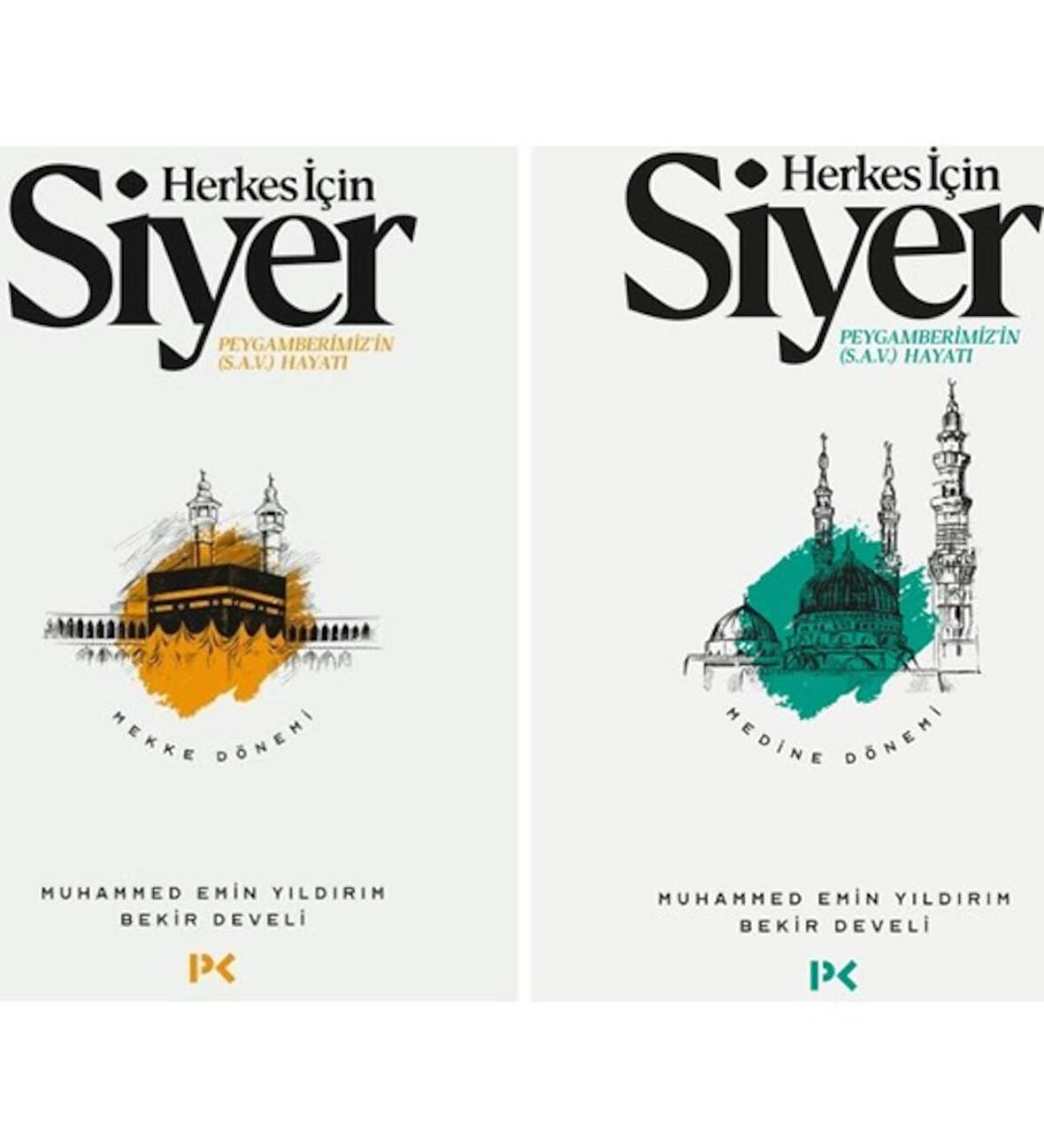 Herkes Için Siyer Peygamberimizin Hayatı 2 Kitap Set Muhammed Emin Yıldırım Bekir Develi - Mekke Dönemi - Medine Dönemi