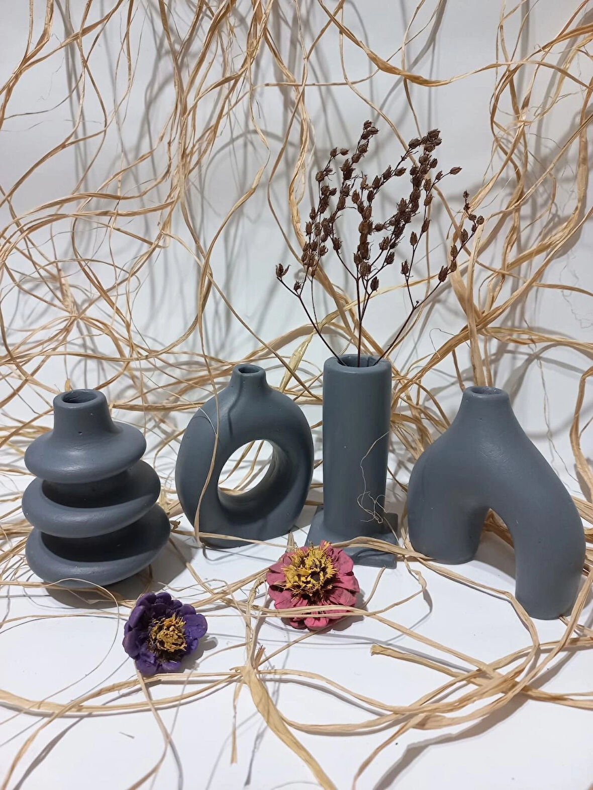 4 LÜ BOHEM GRUP VAZO SETİ RANDOM