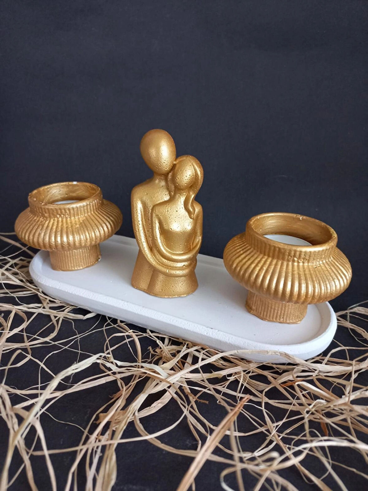 GOLD SEVGİLİ FİJİ MUMLUK SET